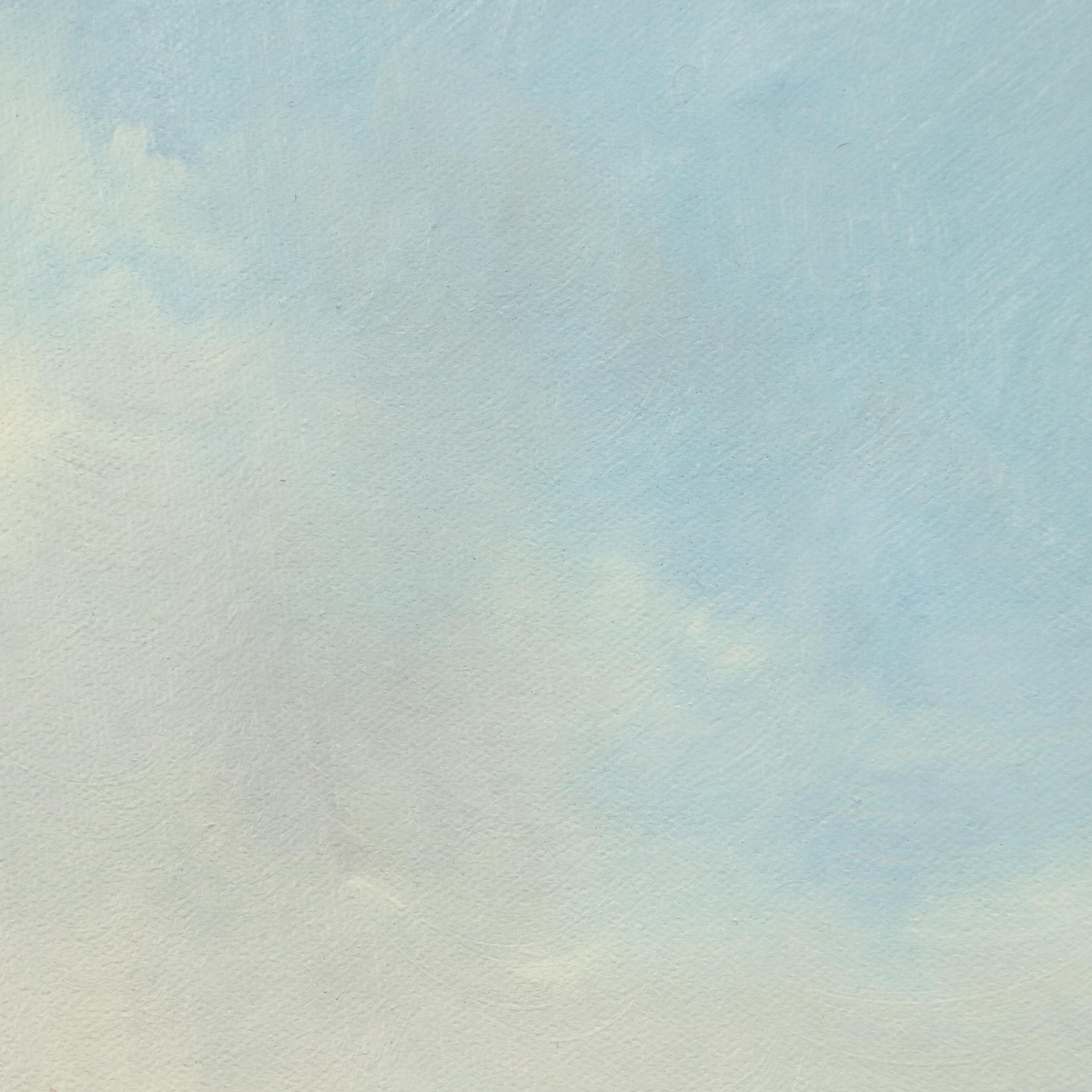 Oil Painting of Mountainous Lake Landscape, Mid to Late 20th Century