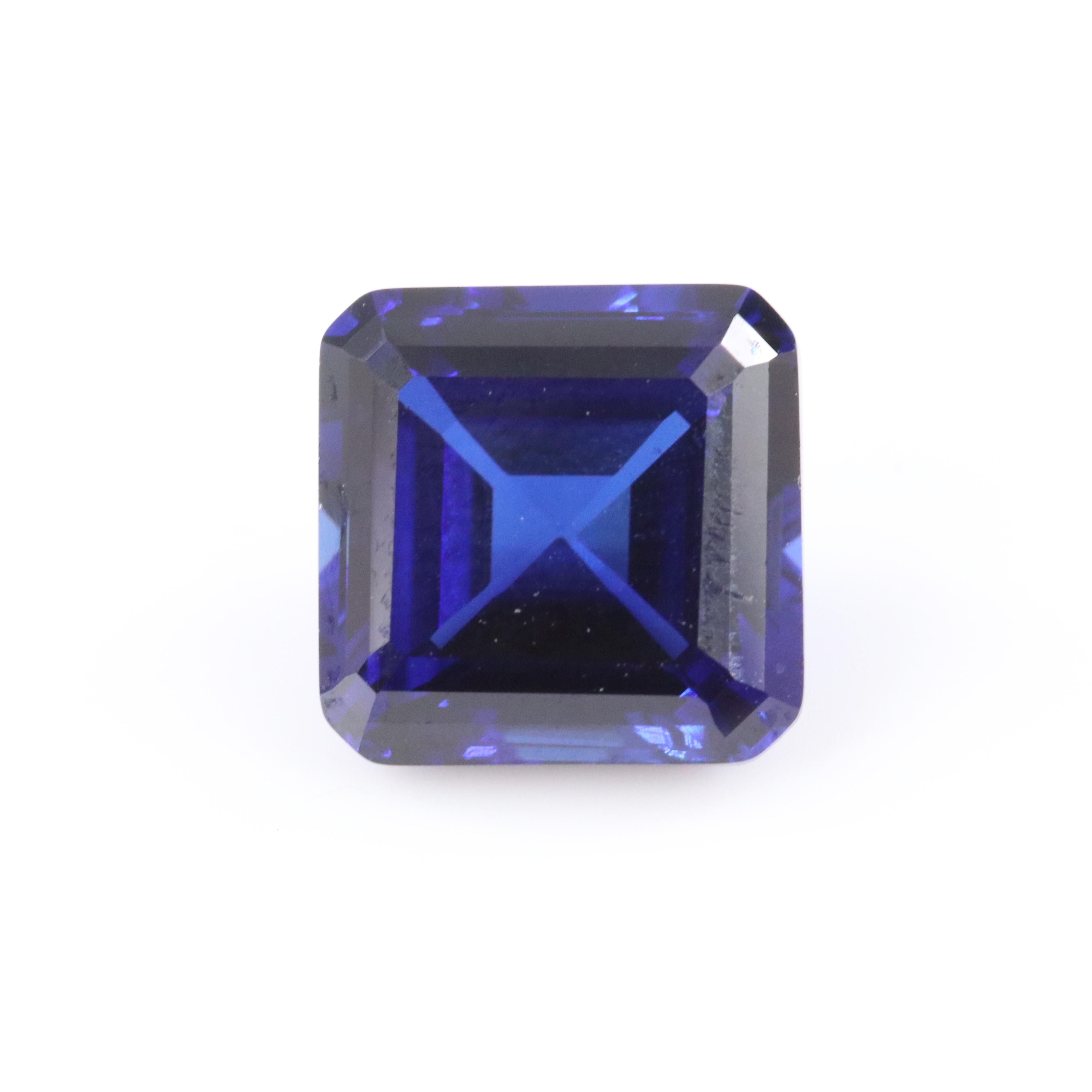 Loose 4.93 CT Lab Grown Sapphire
