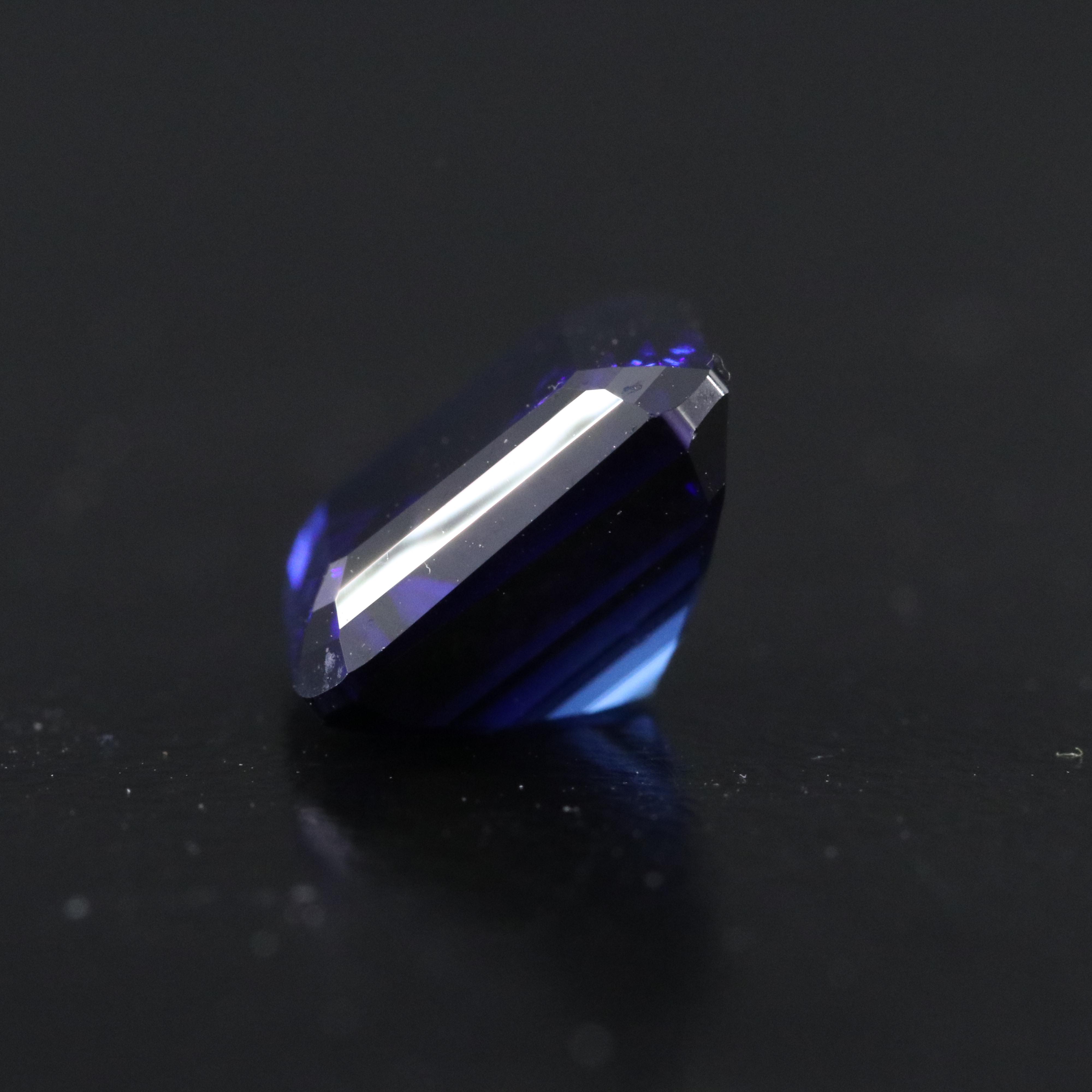 Loose 4.93 CT Lab Grown Sapphire