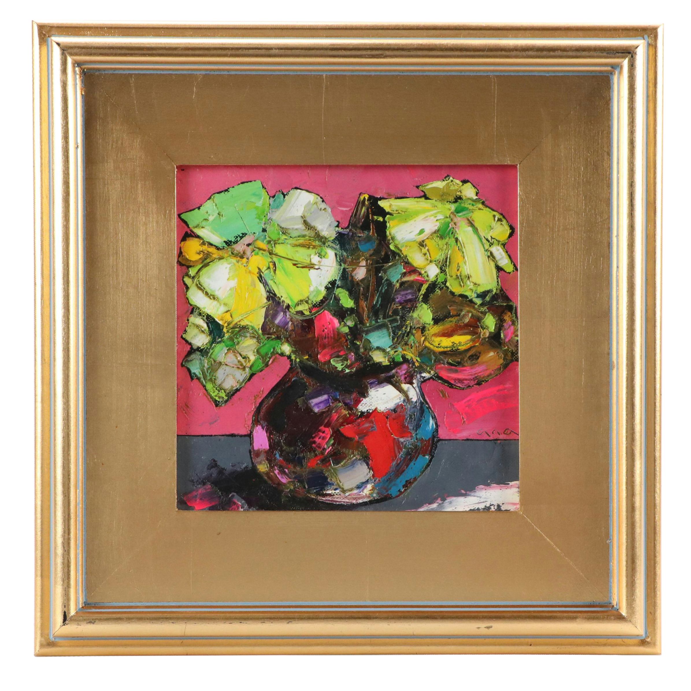 Anastasiya Kimachenko Impasto Still Life Oil Painting