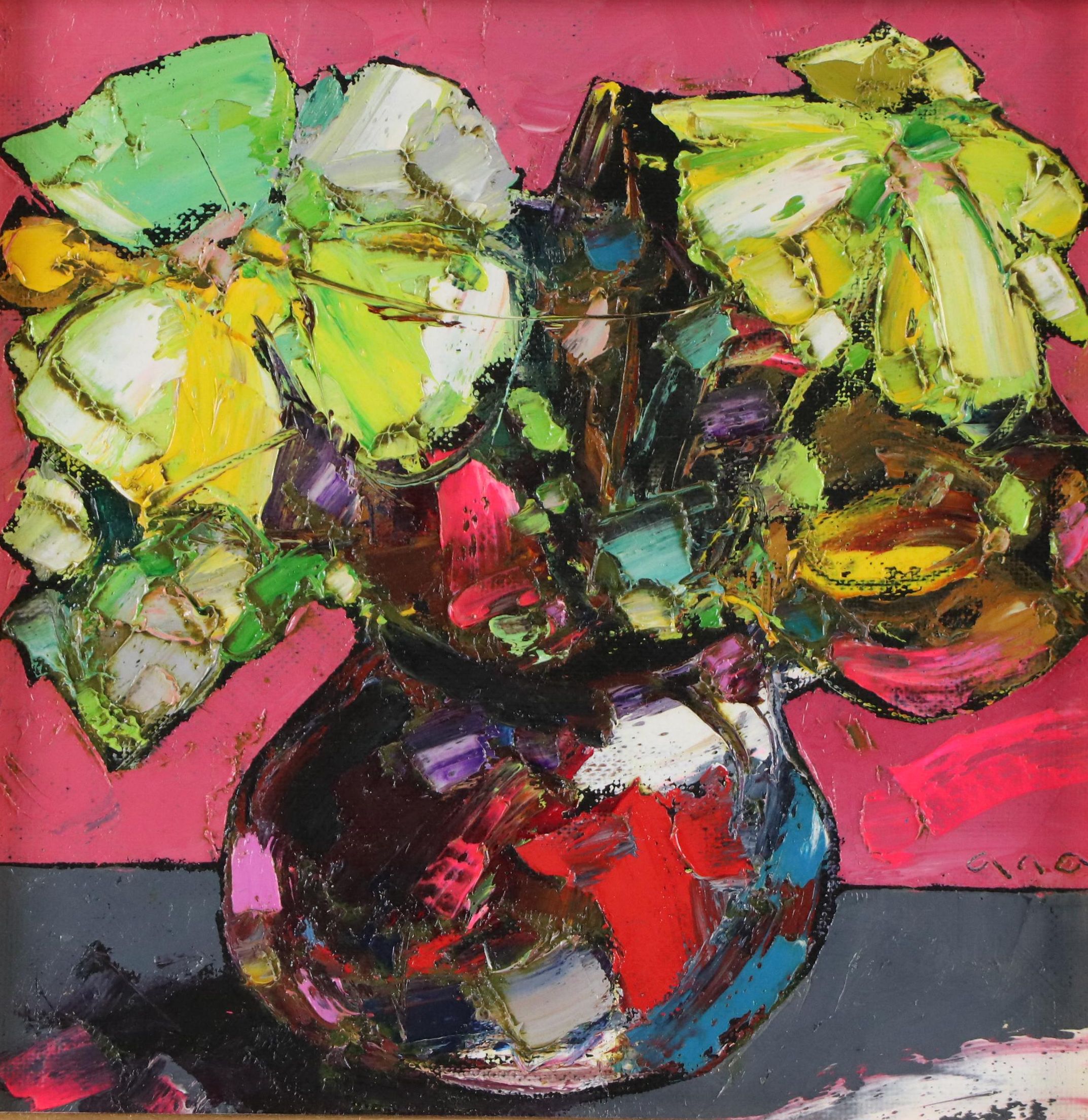 Anastasiya Kimachenko Impasto Still Life Oil Painting