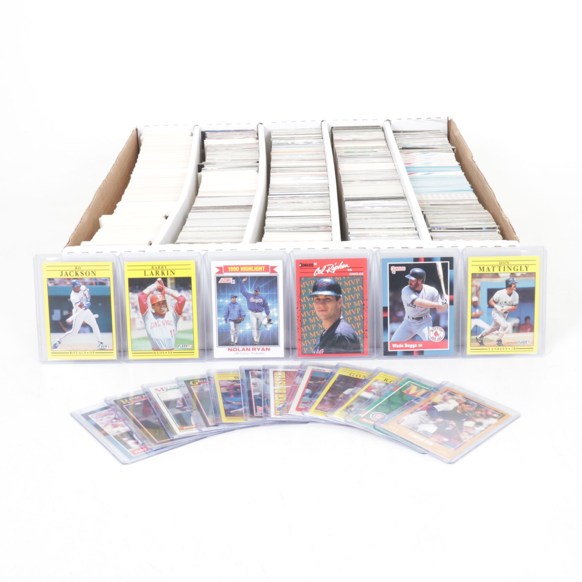 Bo Jackson, Barry Larkin & Other Baseball Trading Cards