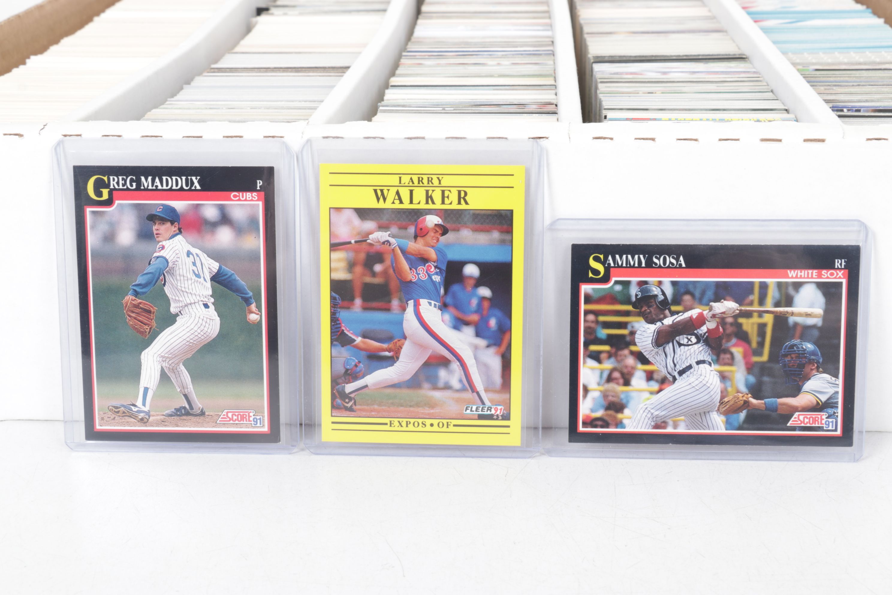 Bo Jackson, Barry Larkin & Other Baseball Trading Cards