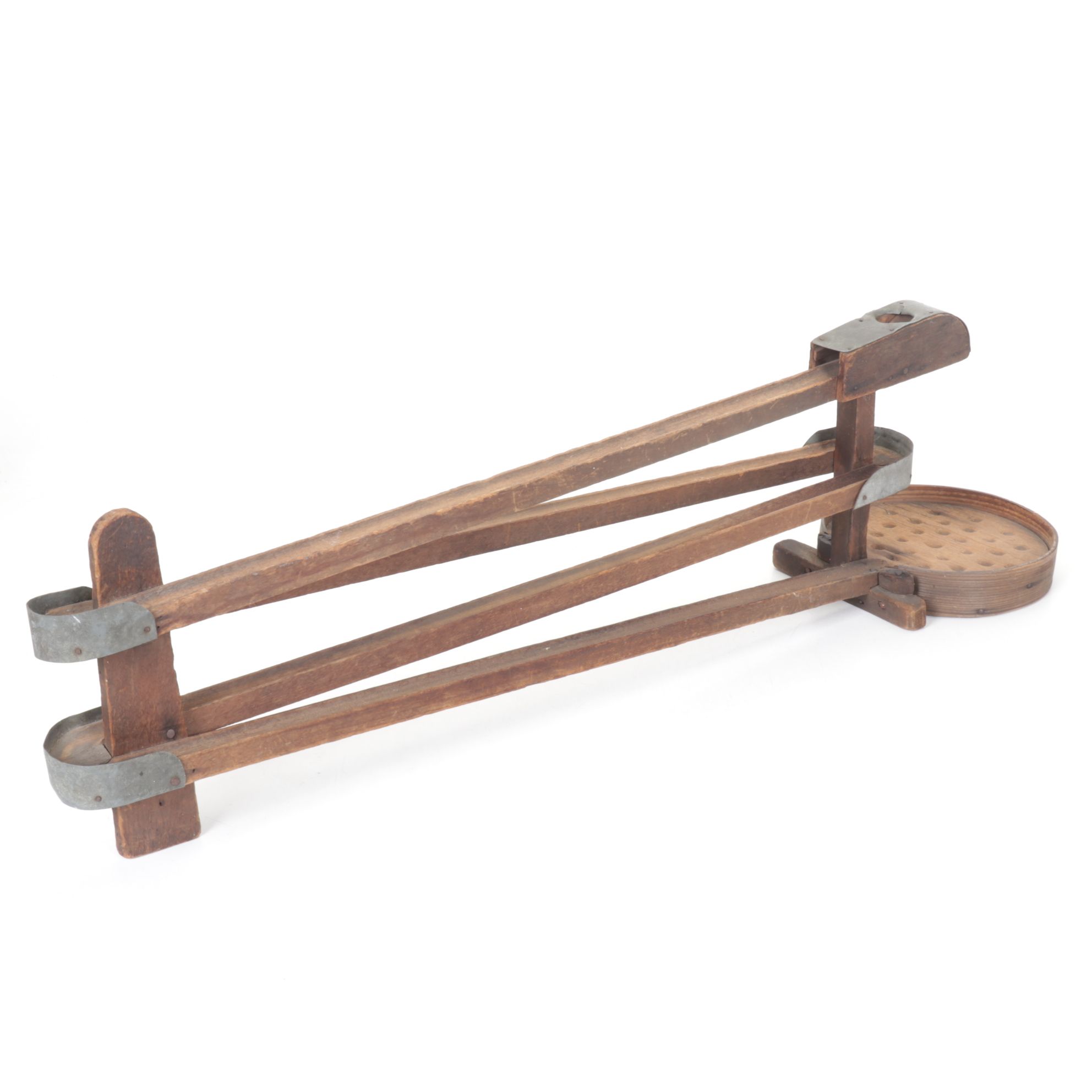 Wooden Marble Run Toy, Late 19th/Early 20th Century