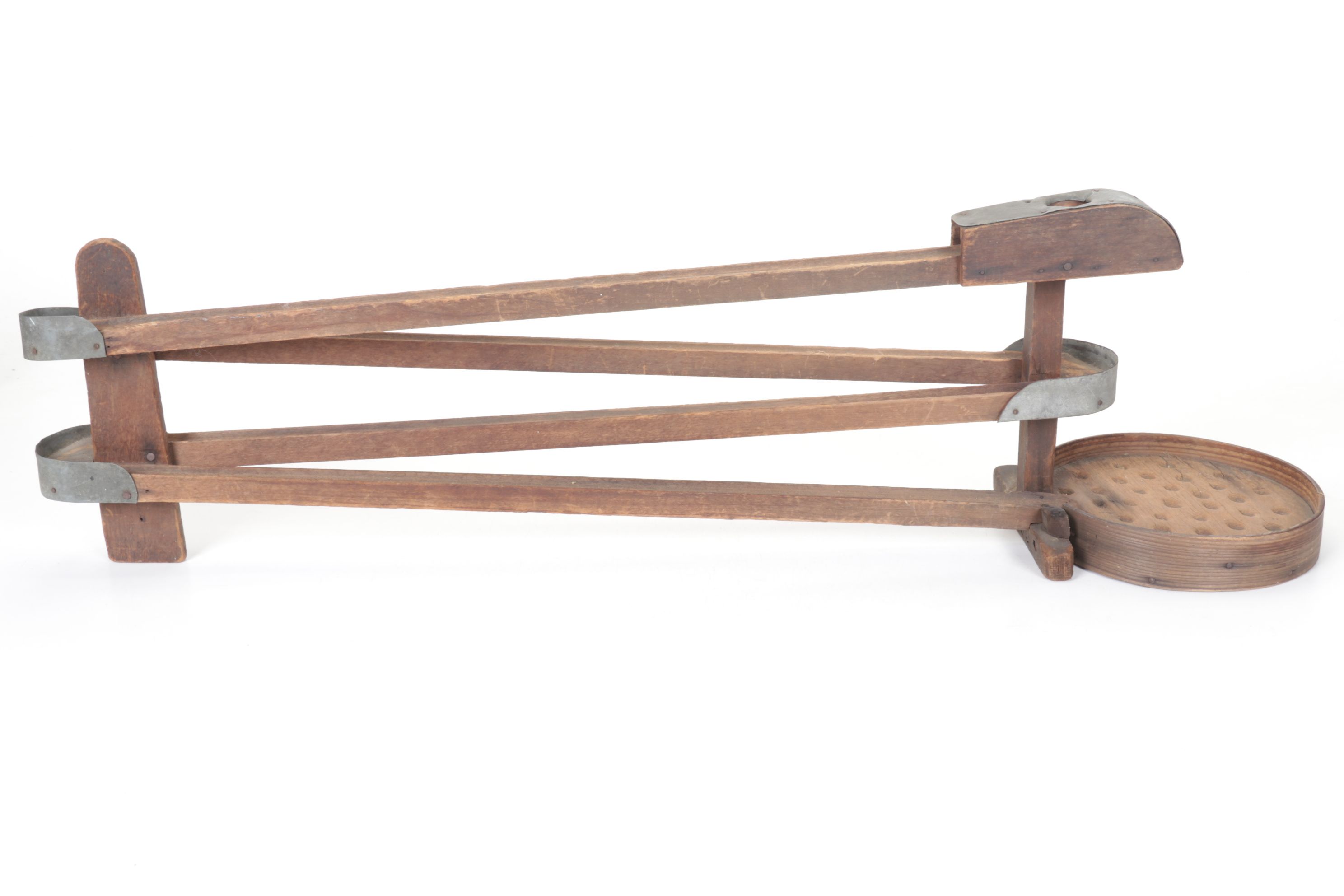 Wooden Marble Run Toy, Late 19th/Early 20th Century
