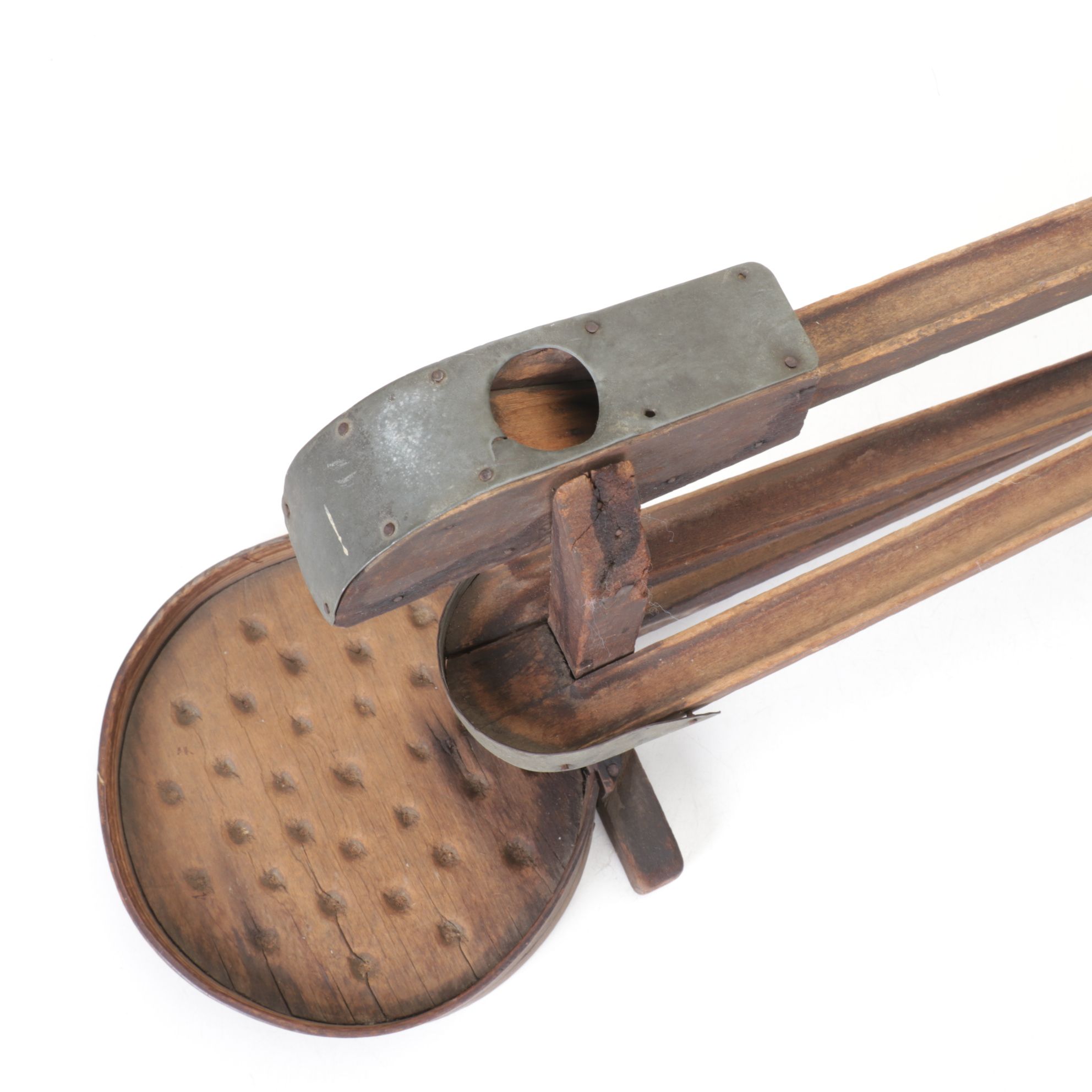 Wooden Marble Run Toy, Late 19th/Early 20th Century