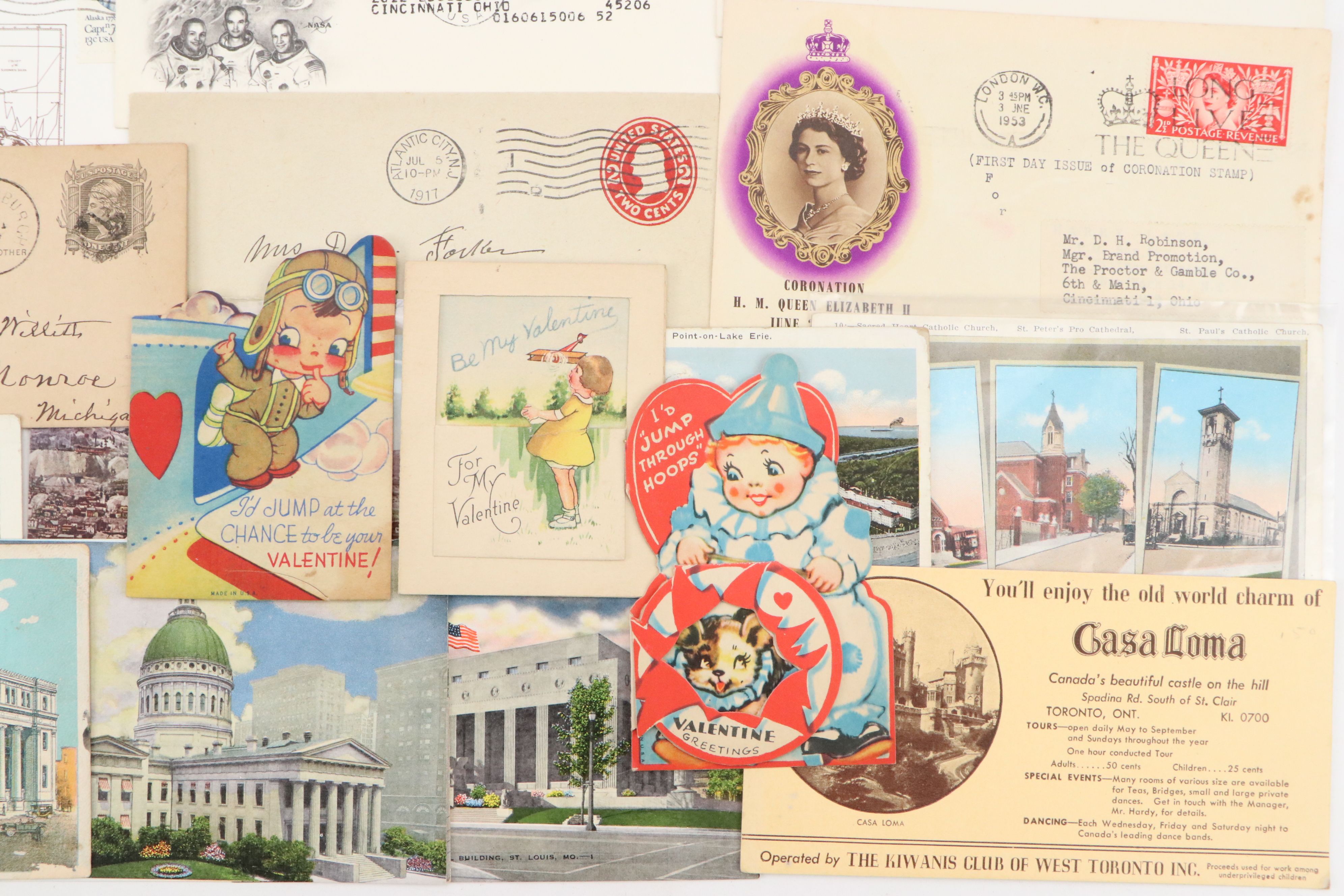 Victorian with Other Souvenir Postcards, Letters, Postal Covers, Reels and More