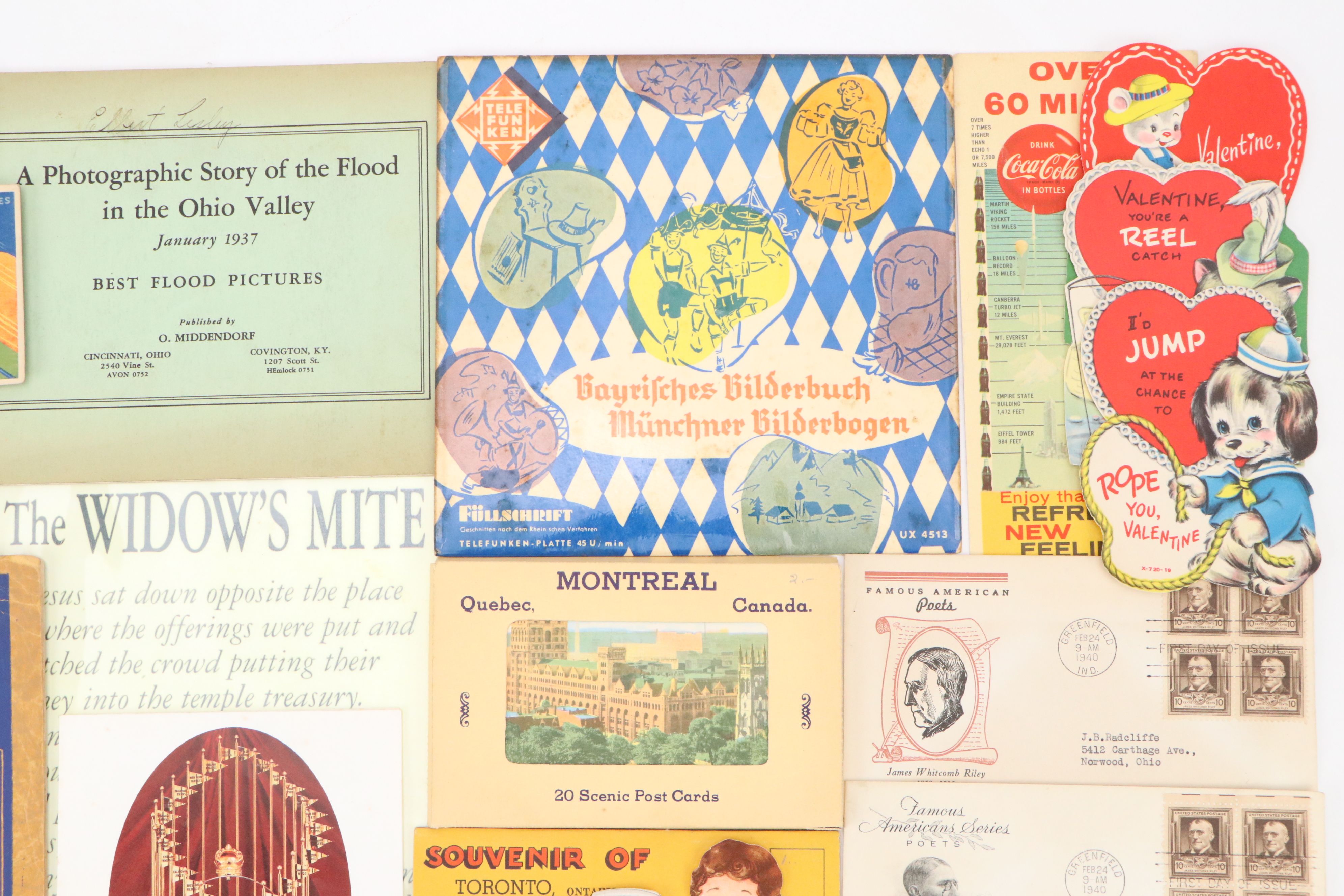 Victorian with Other Souvenir Postcards, Letters, Postal Covers, Reels and More