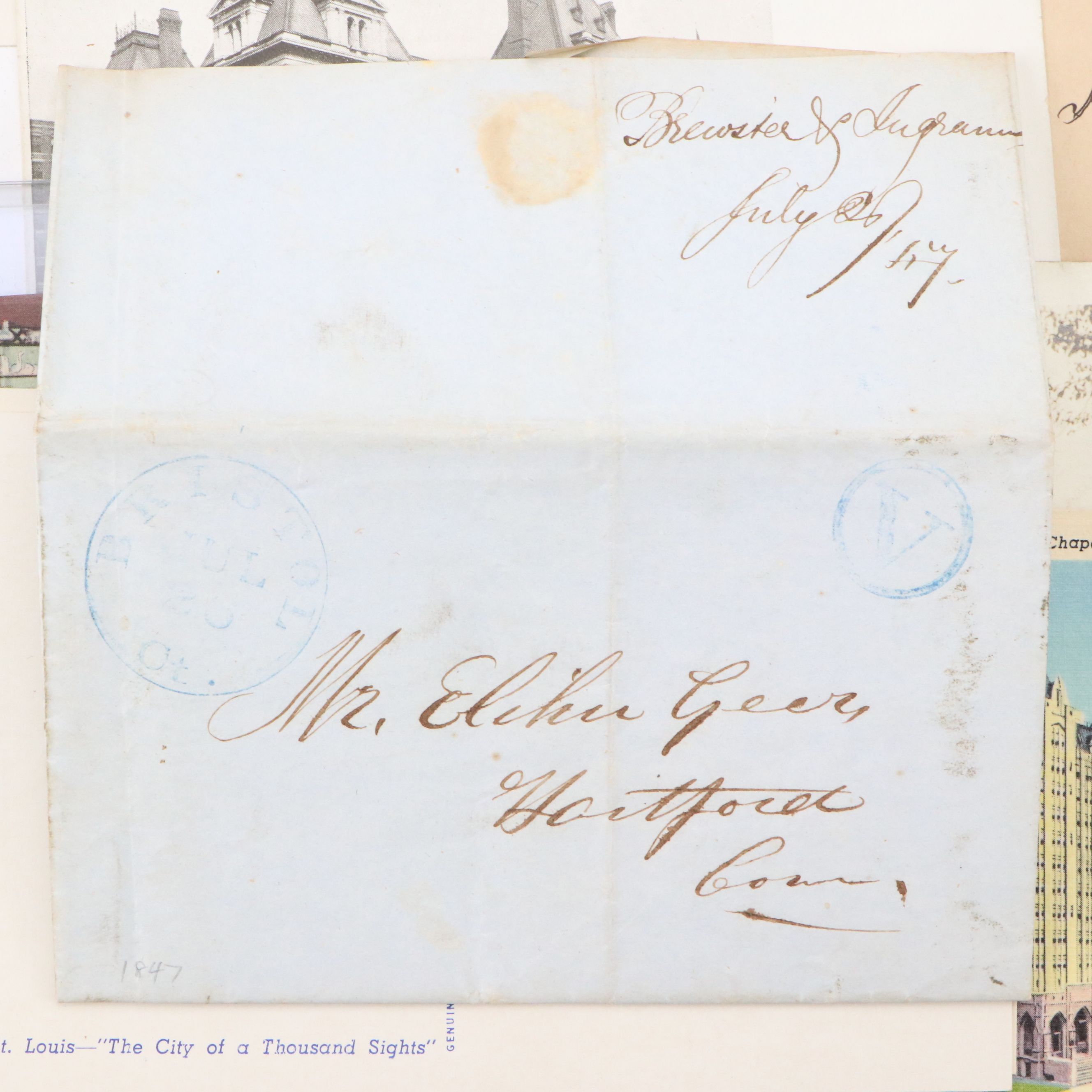 Victorian with Other Souvenir Postcards, Letters, Postal Covers, Reels and More