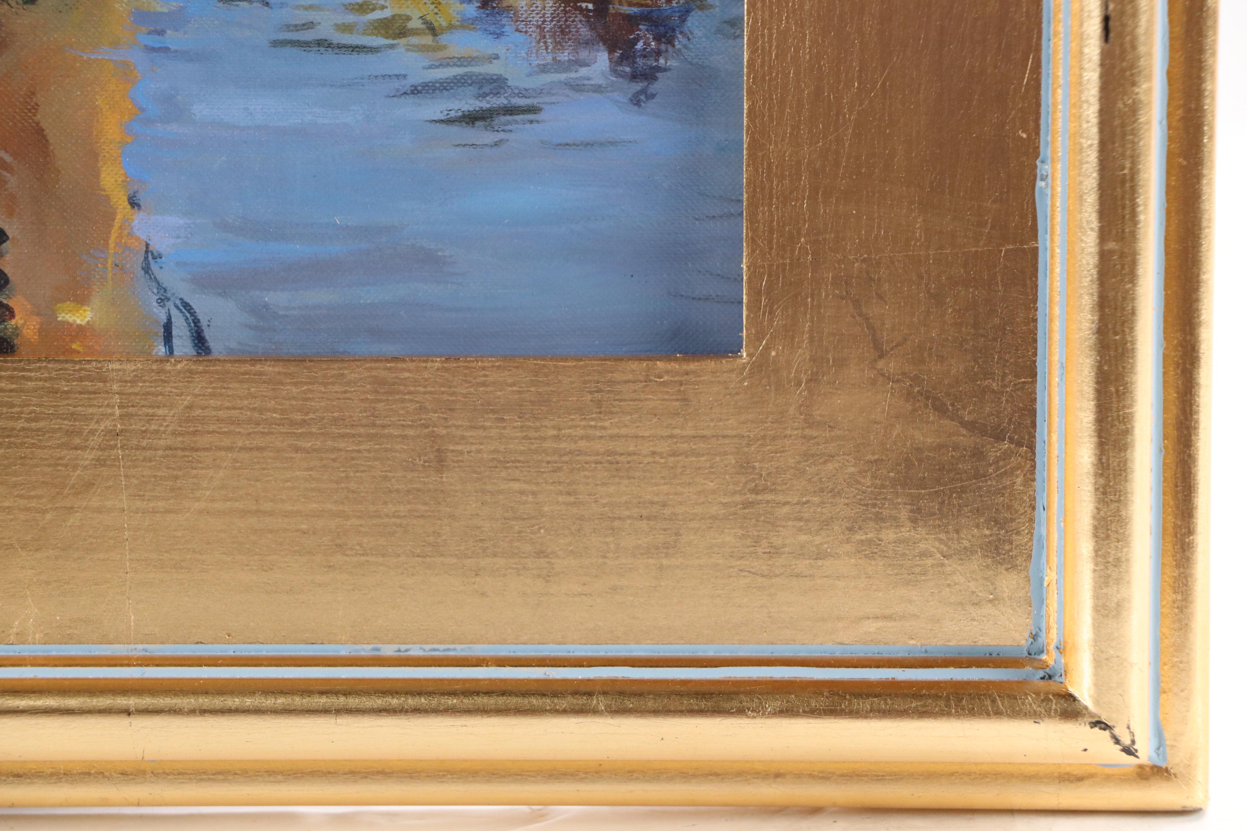 Oil Painting of Windmill, 21st Century