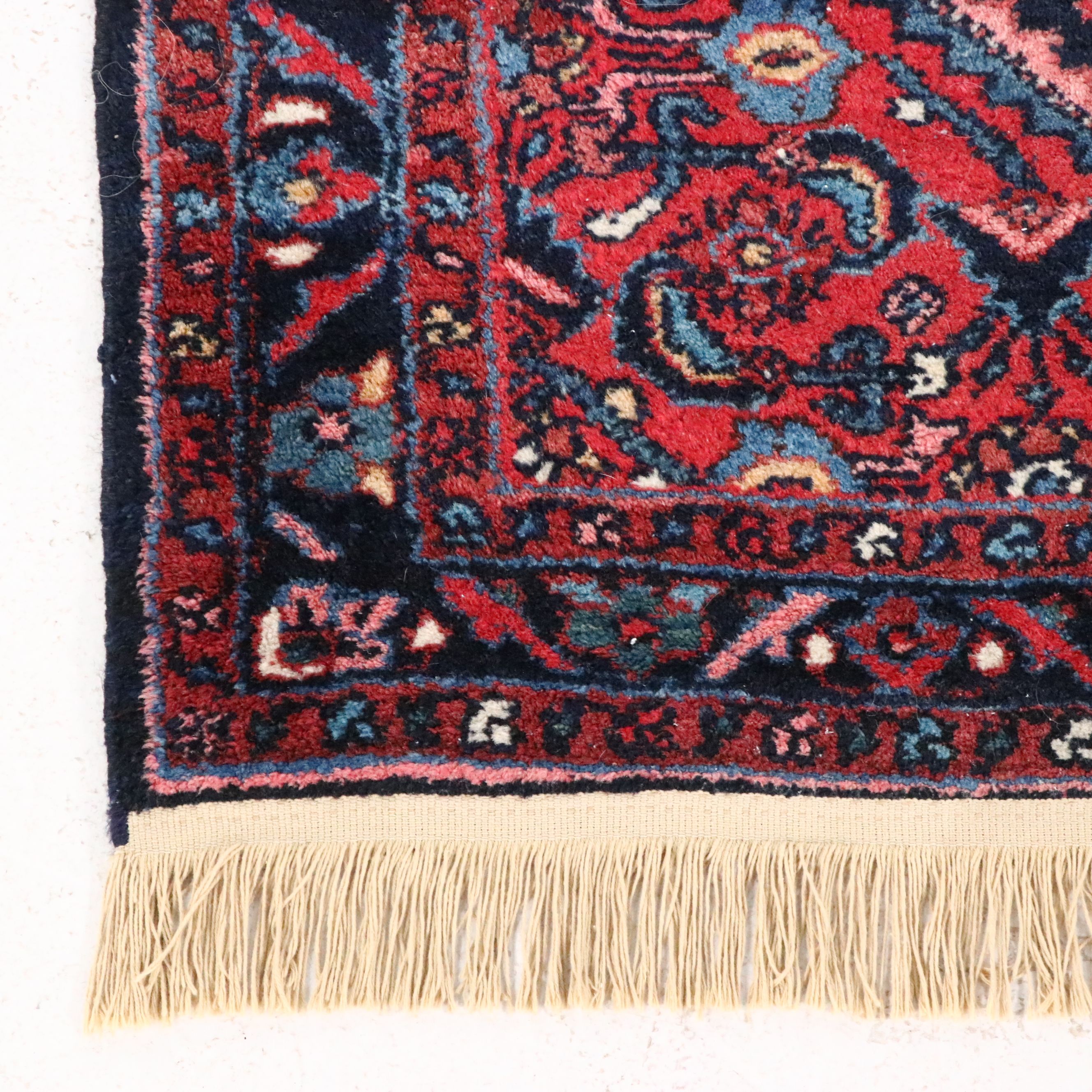 3'4 x 5'3 Hand-Knotted Persian Hamadan Area Rug