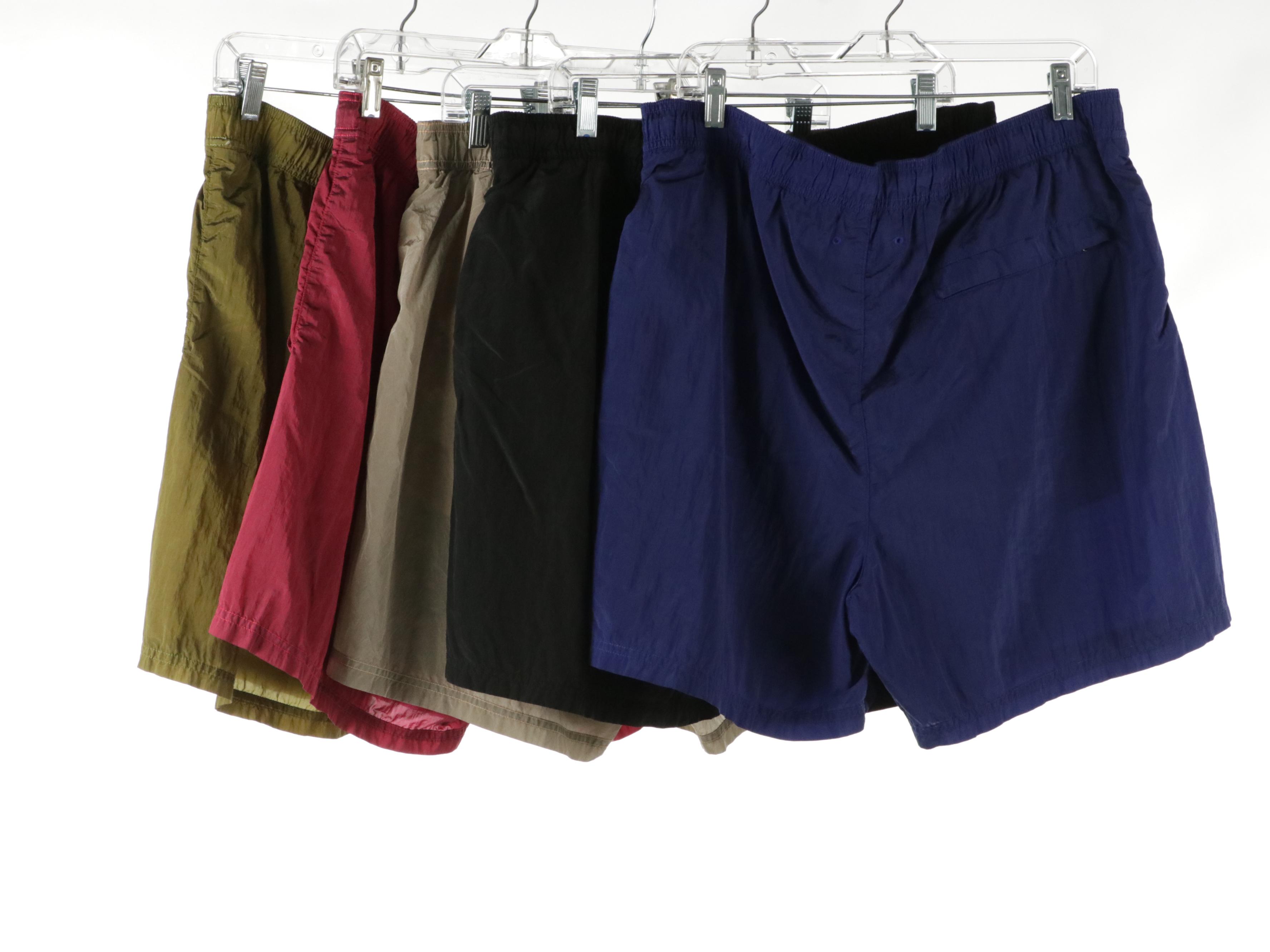 Men's Stone Island ECONYL® Metal Mid-Length Swim Trunks with Pockets