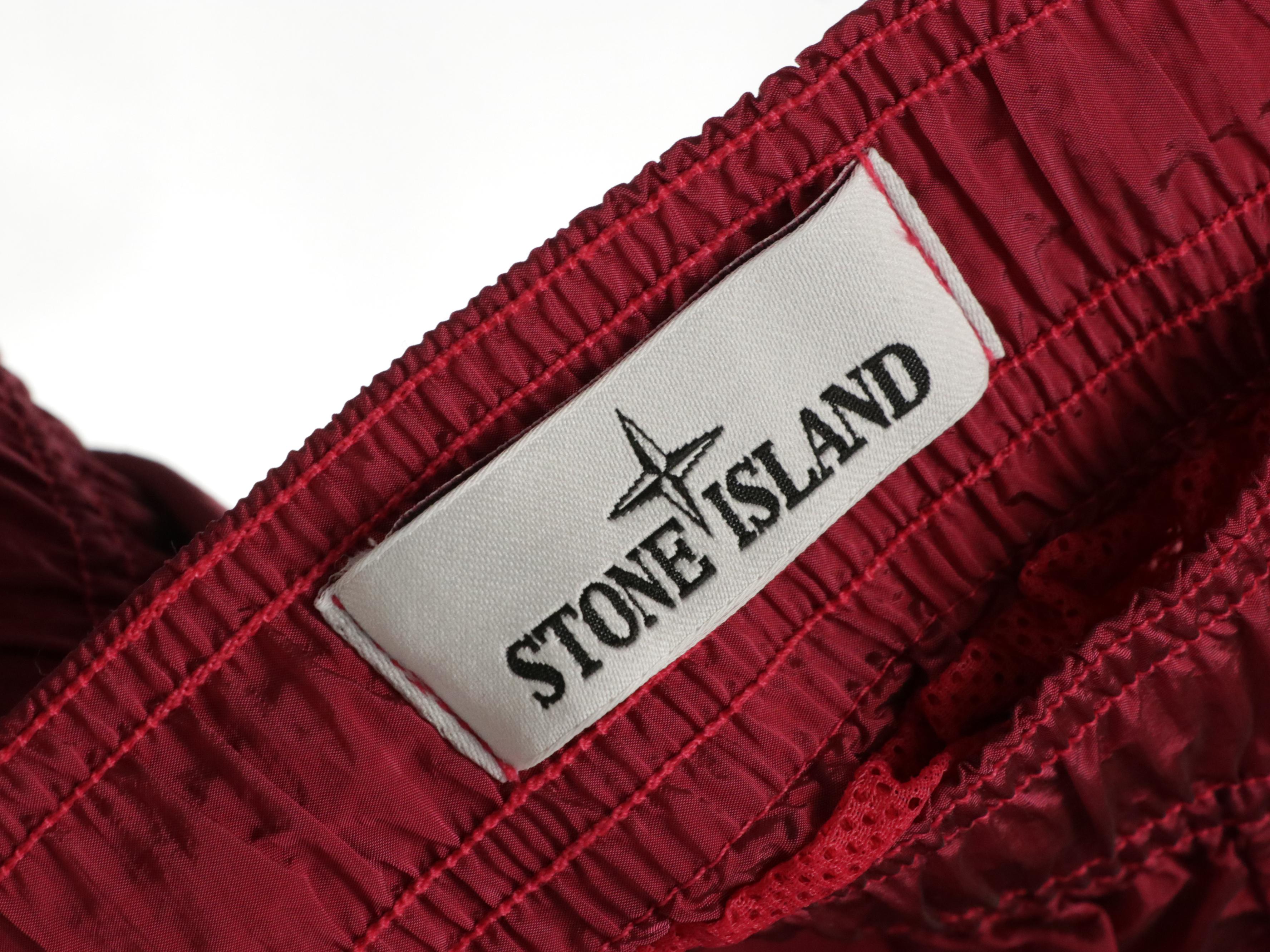 Men's Stone Island ECONYL® Metal Mid-Length Swim Trunks with Pockets