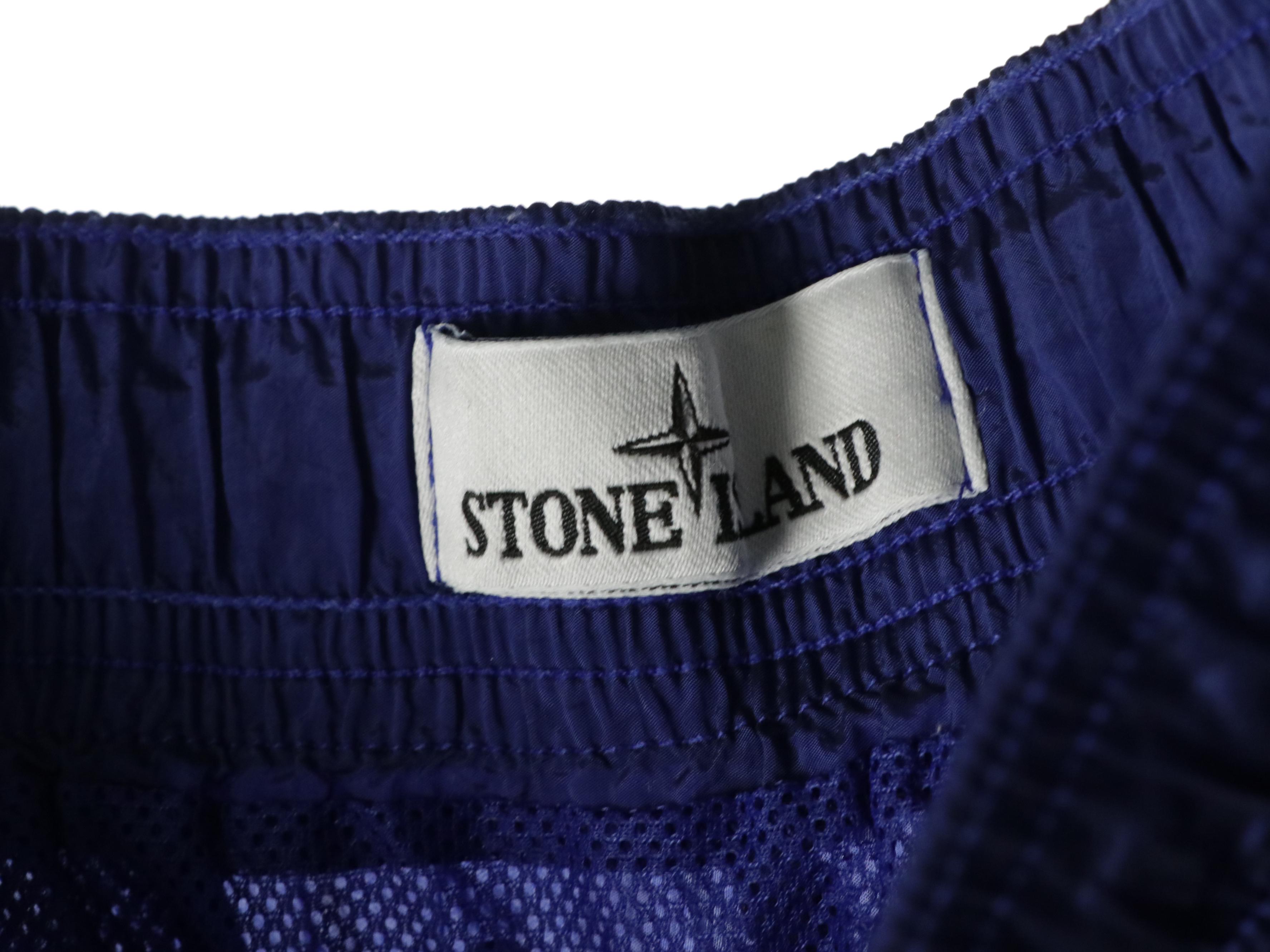 Men's Stone Island ECONYL® Metal Mid-Length Swim Trunks with Pockets