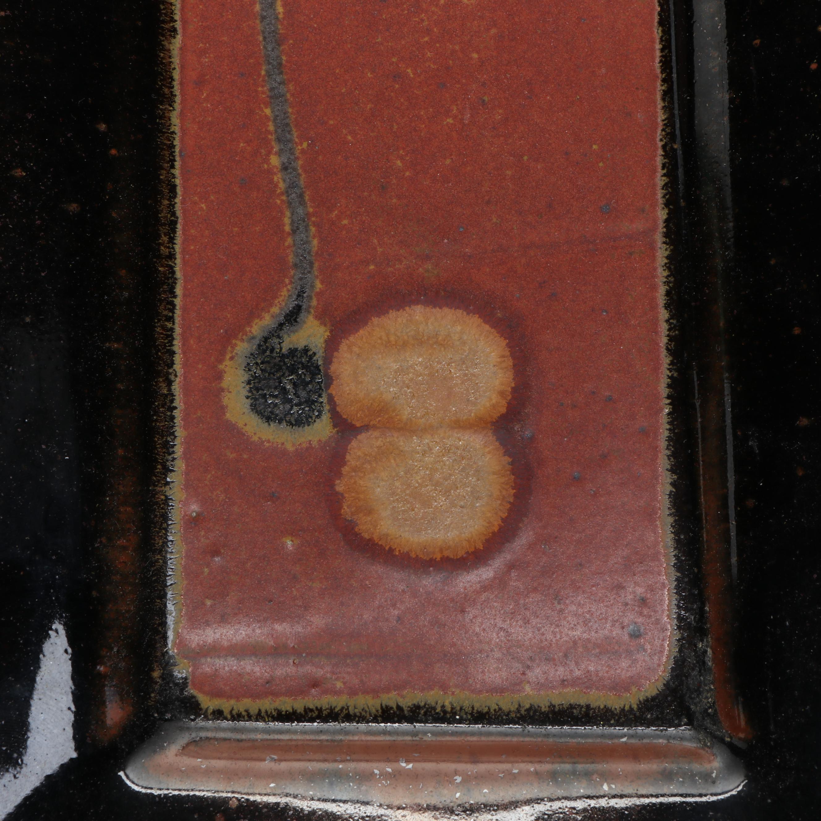 Studio Art Pottery Salt Glazed Stoneware Tray