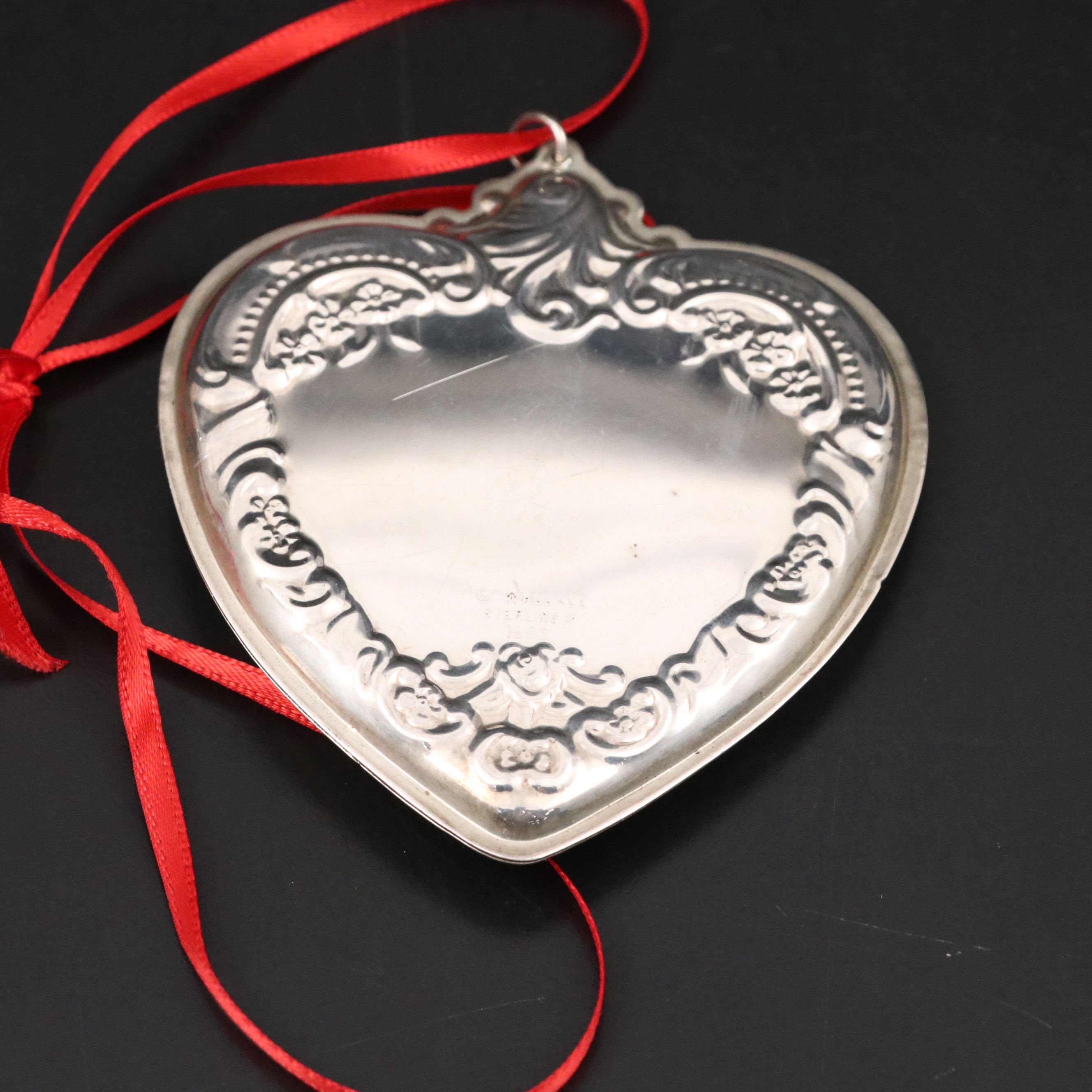 Wallace Sterling Silver Ornament with Vintage Celluloid Shoehorn