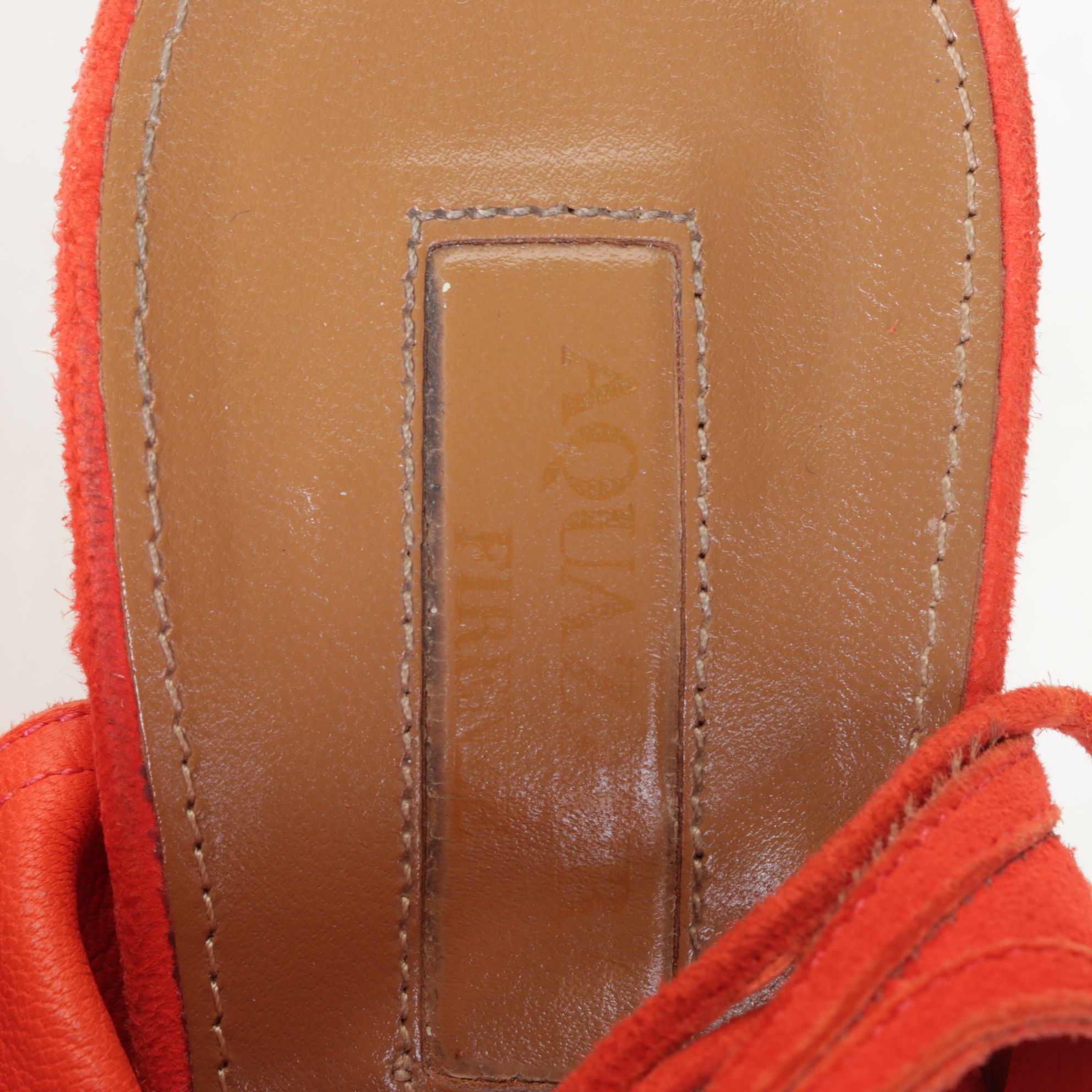 Aquazzura "Sexy Thing" Clementine Suede Cutout Accent Pumps