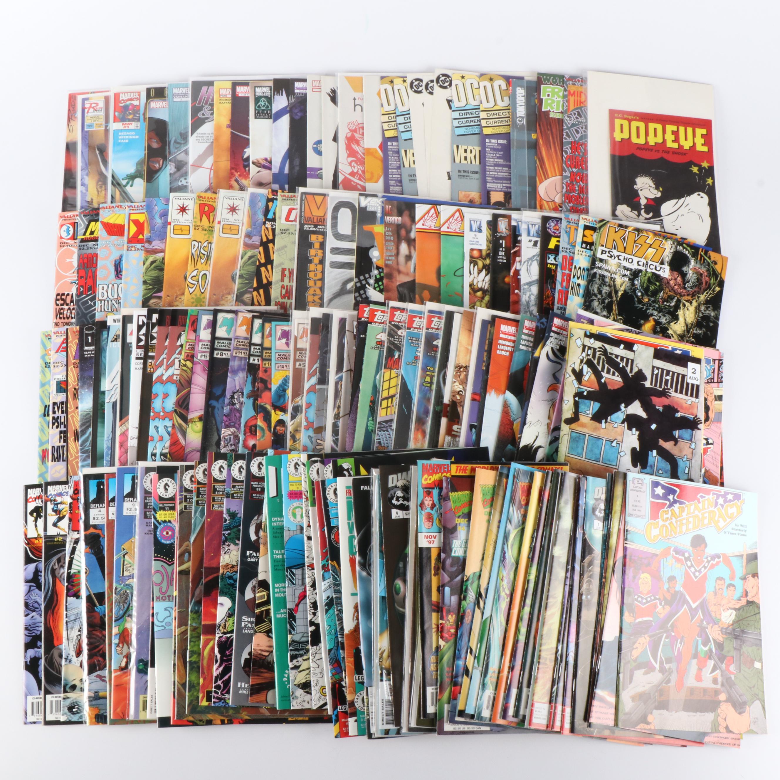 An Assortment of Over 150 Modern Age Comic Books from Various Publishers