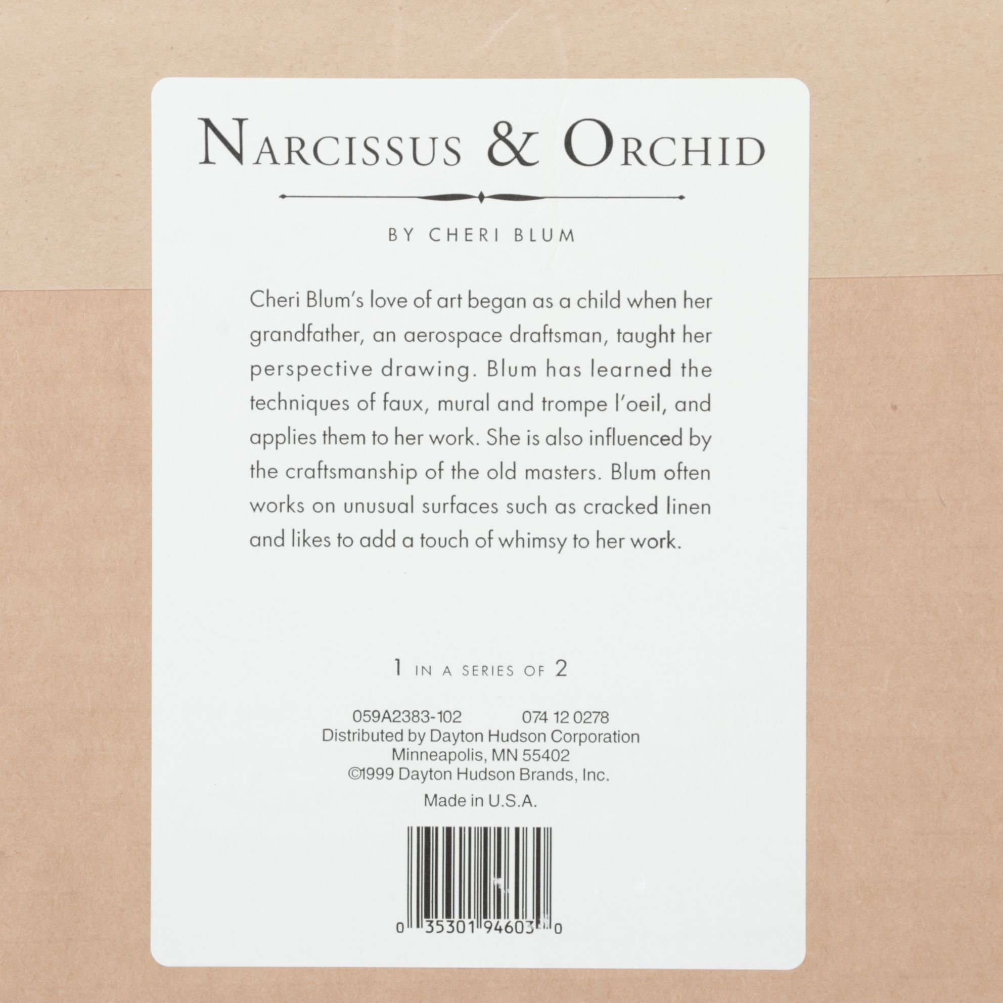 Offset Lithograph After Cheri Blum "Orchid Cool", 1999