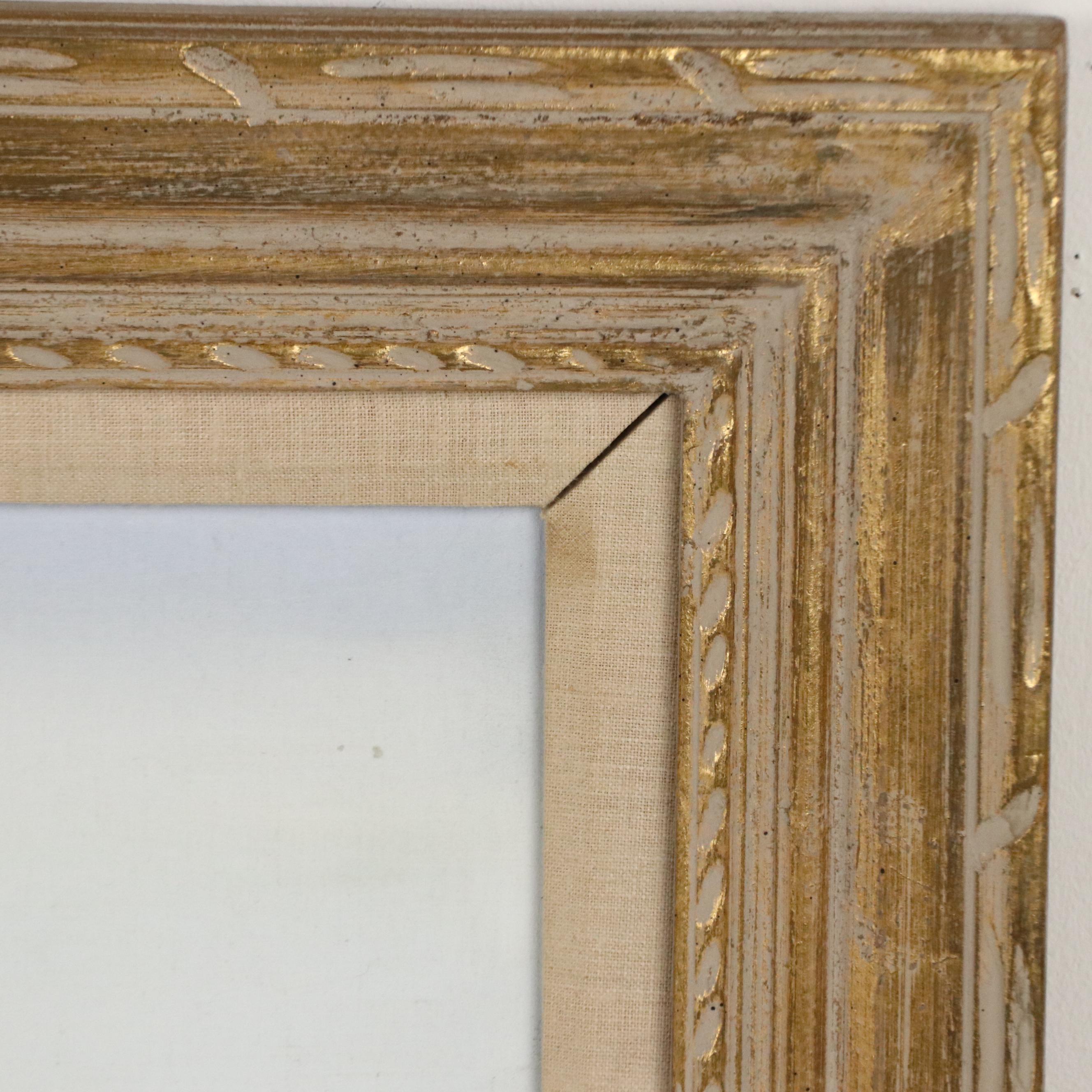 L. Ginelli Mediterranean Scene Acrylic Painting, Circa 2000