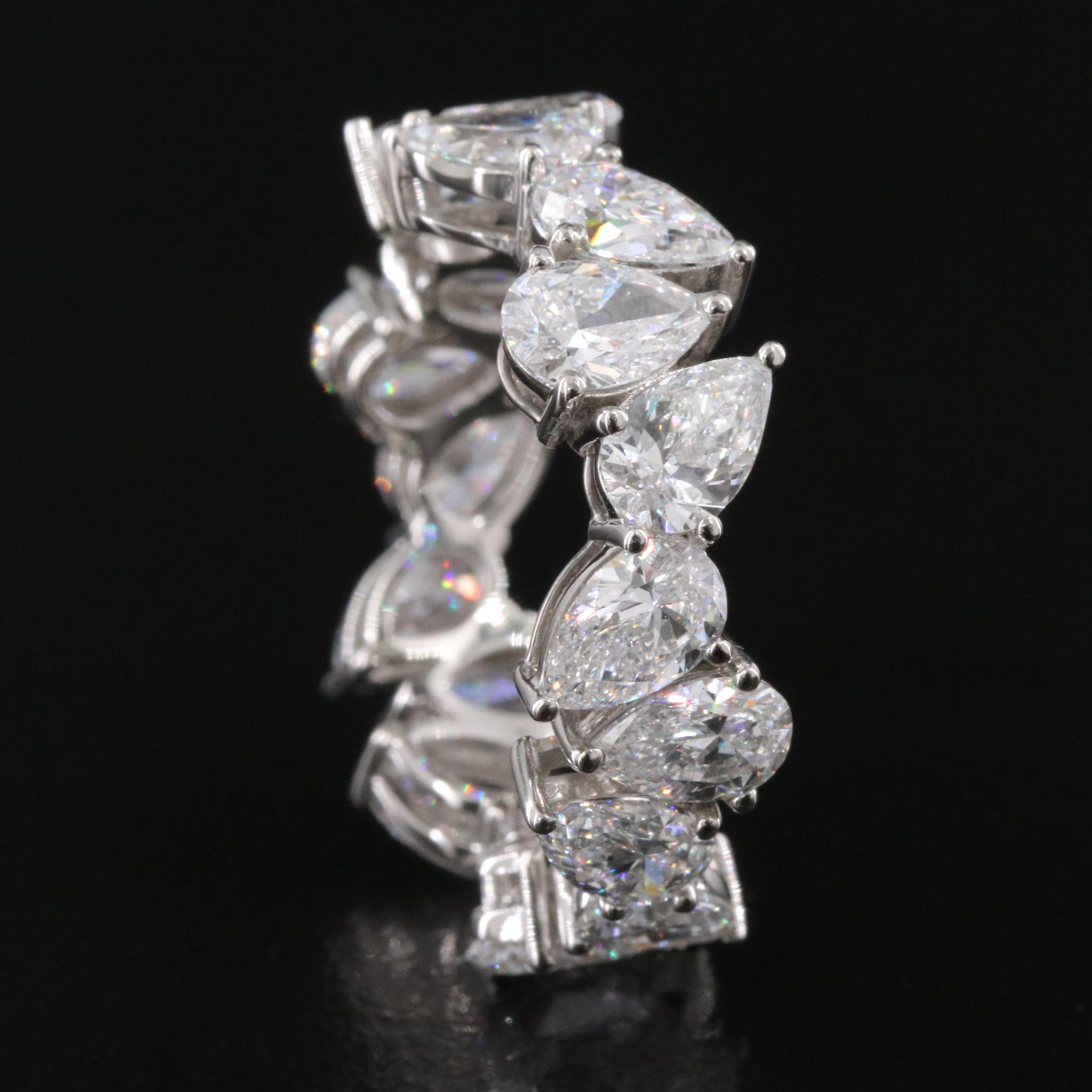 Platinum 5.90 CTW Lab Grown Diamond Eternity Band