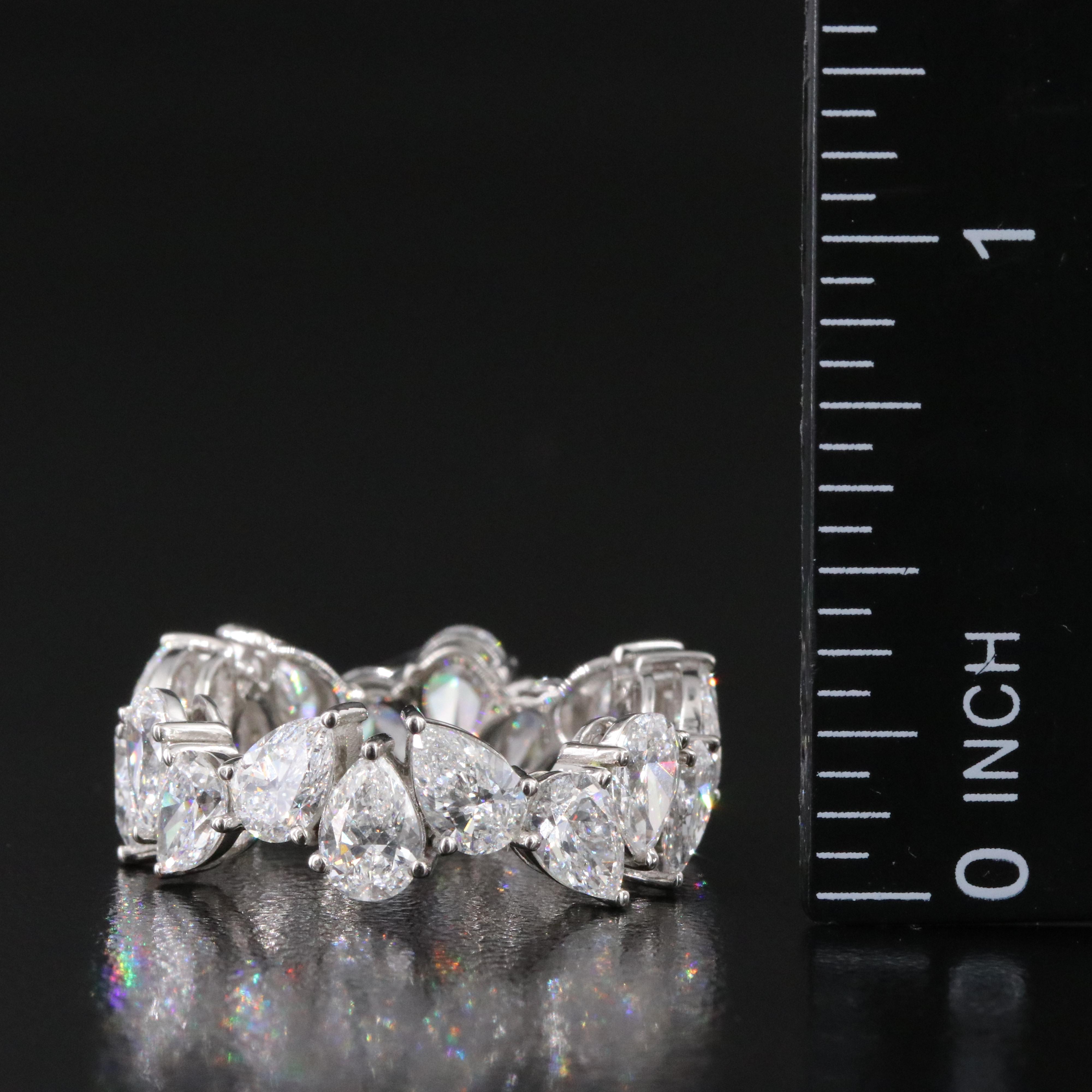 Platinum 5.90 CTW Lab Grown Diamond Eternity Band