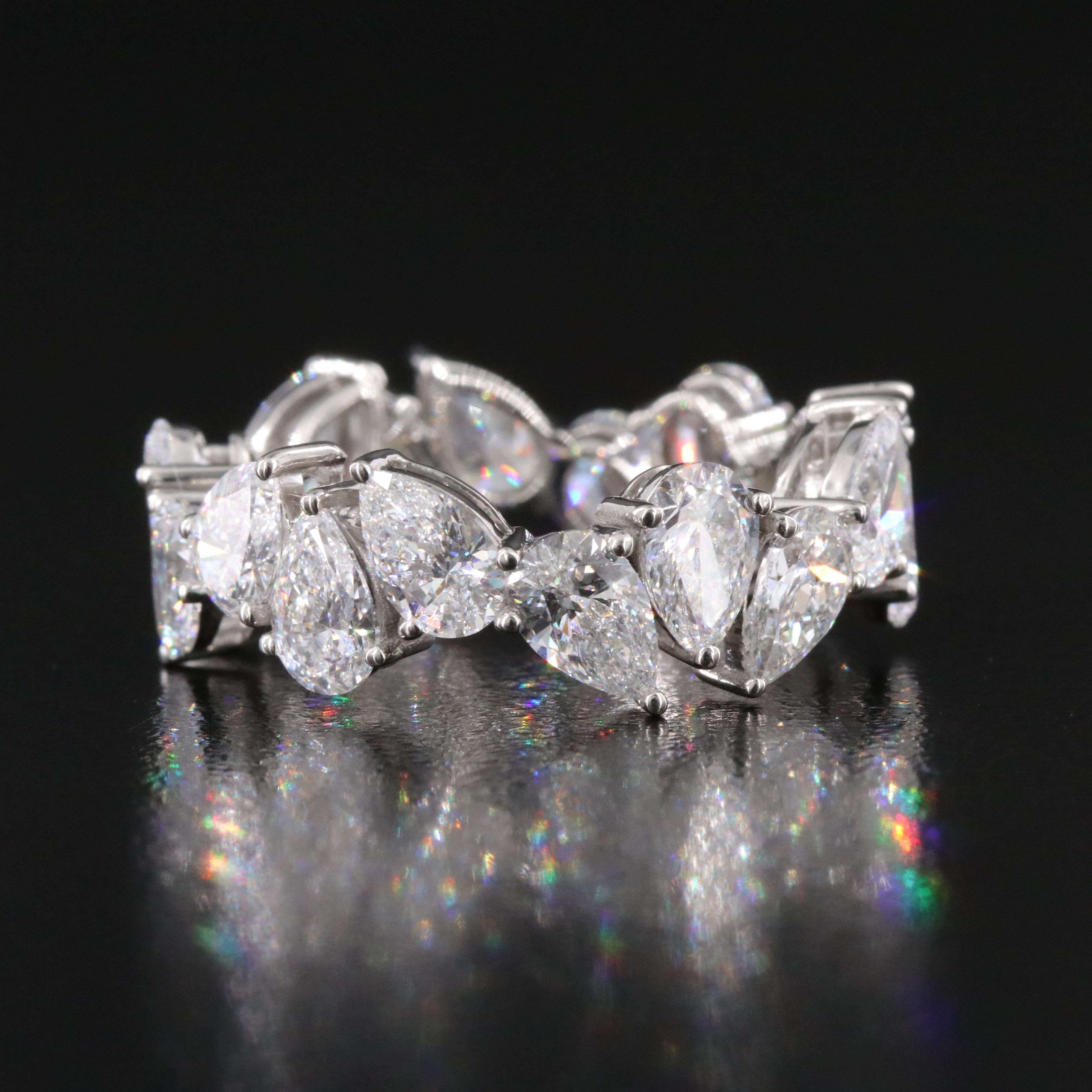 Platinum 5.90 CTW Lab Grown Diamond Eternity Band