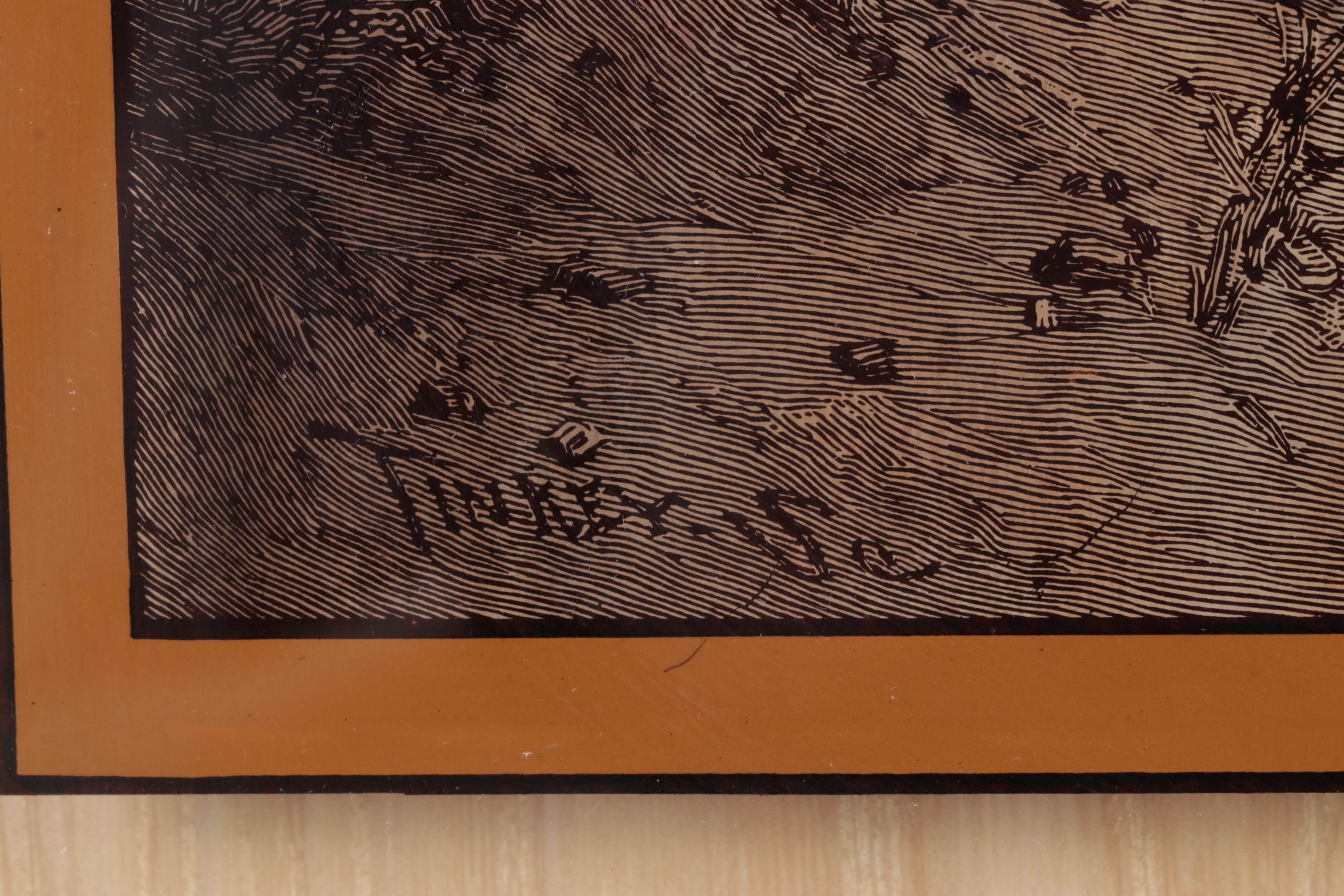 Lucid Lines Photography on Glass After Frederic Remington "Apache Ambush"