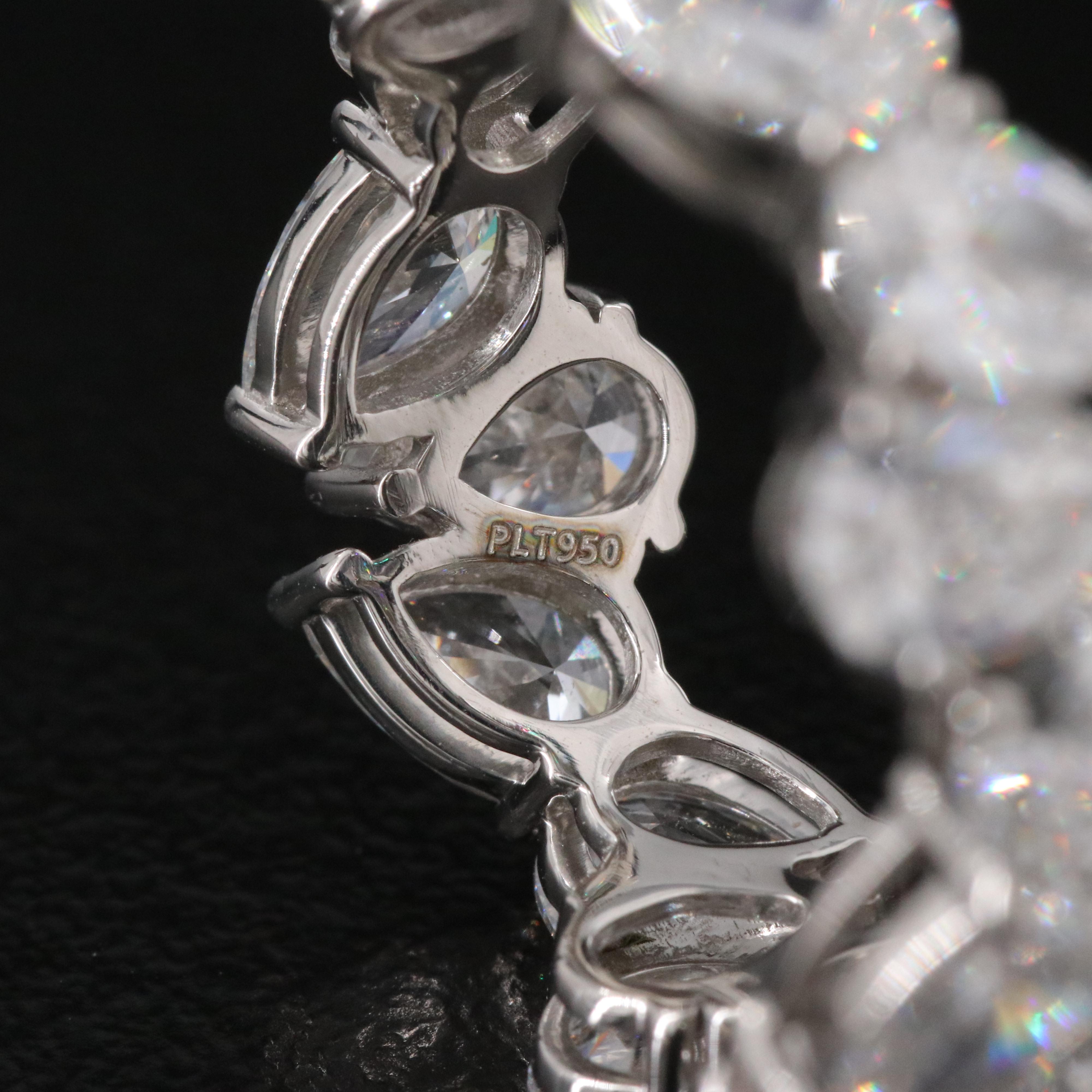 Platinum 5.90 CTW Lab Grown Diamond Eternity Band