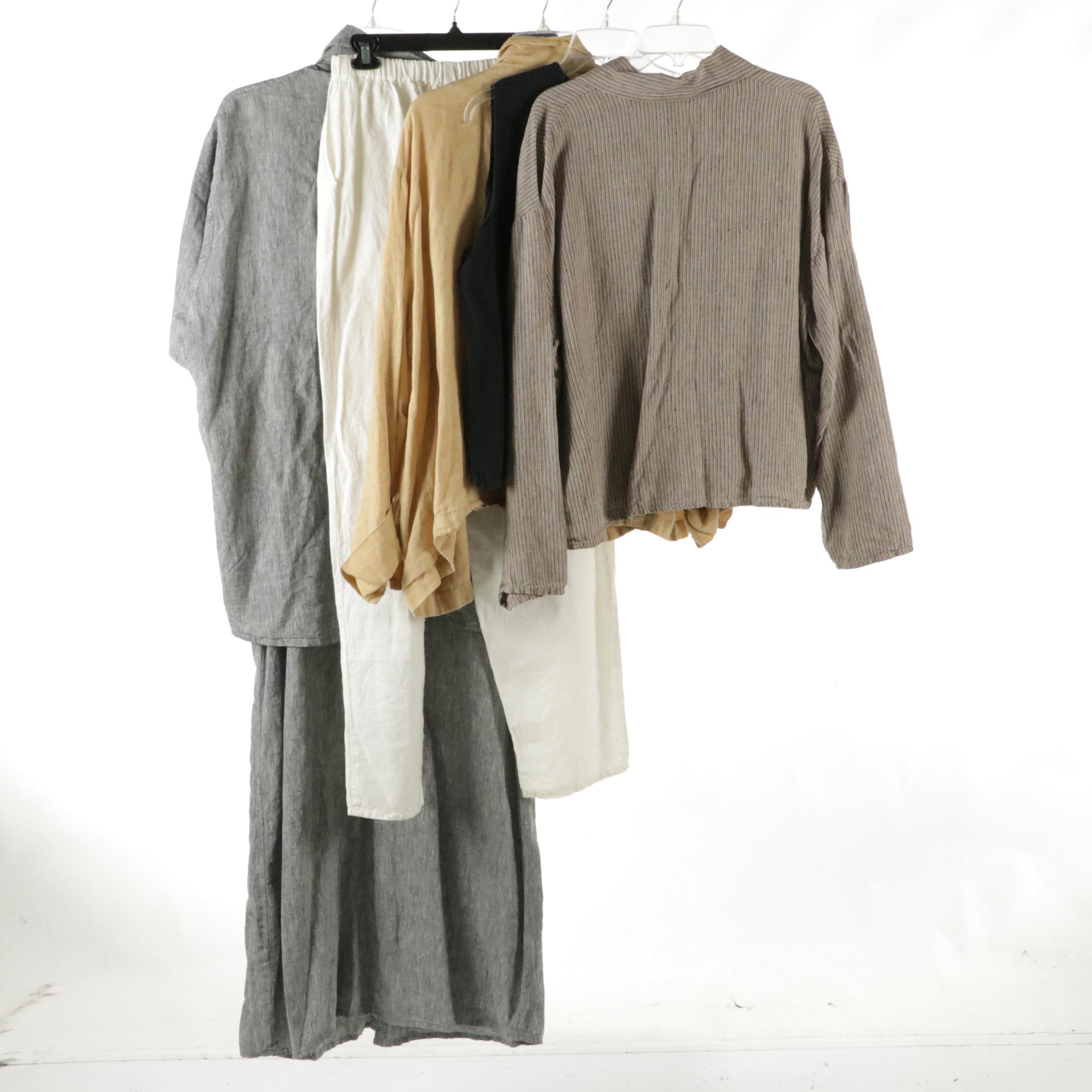 Flax by Jeanne Engelhart Two-Piece Dress Set, Shirts, Sleeveless Tops, and Pants