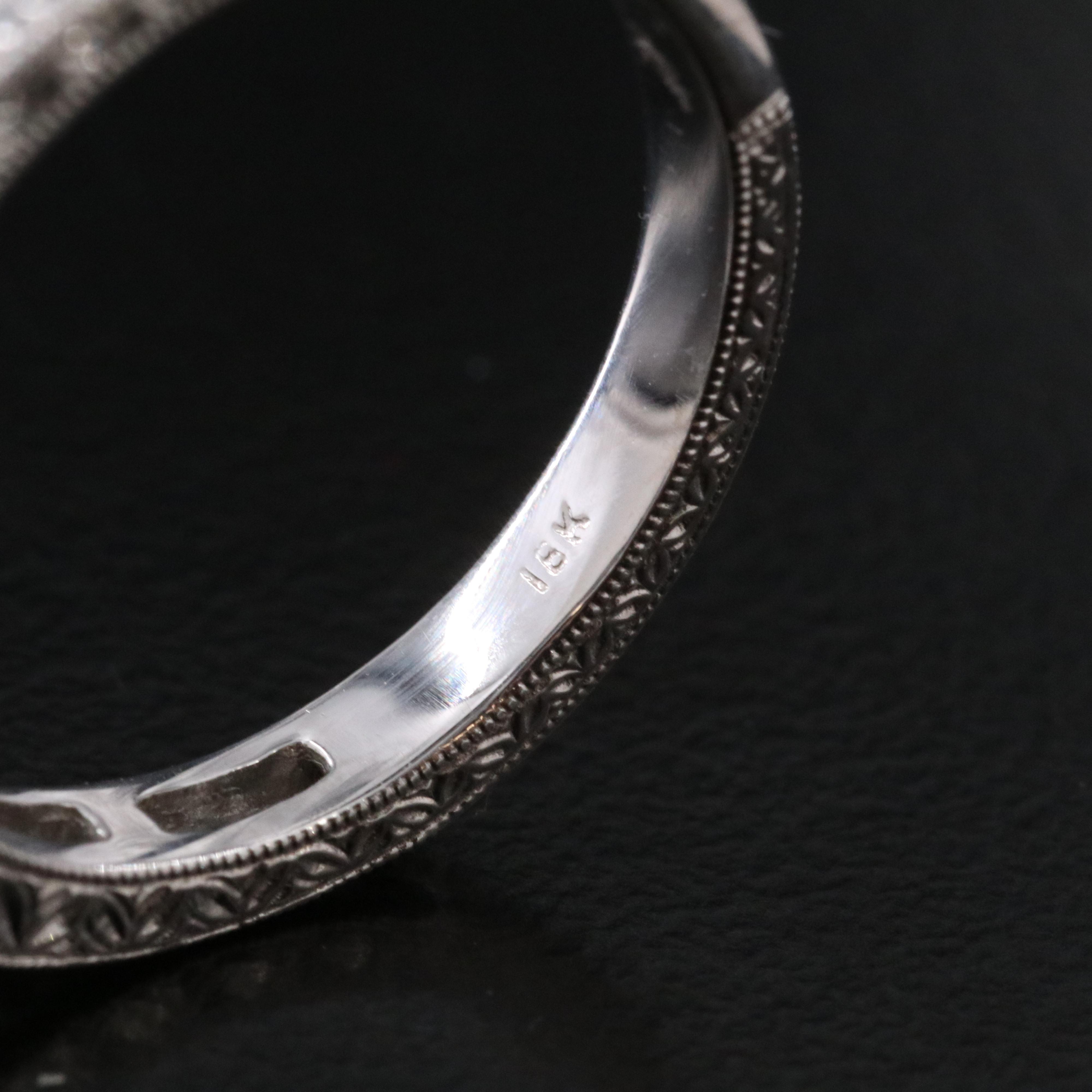 18K 2.10 CT Sapphire and Diamond Ring