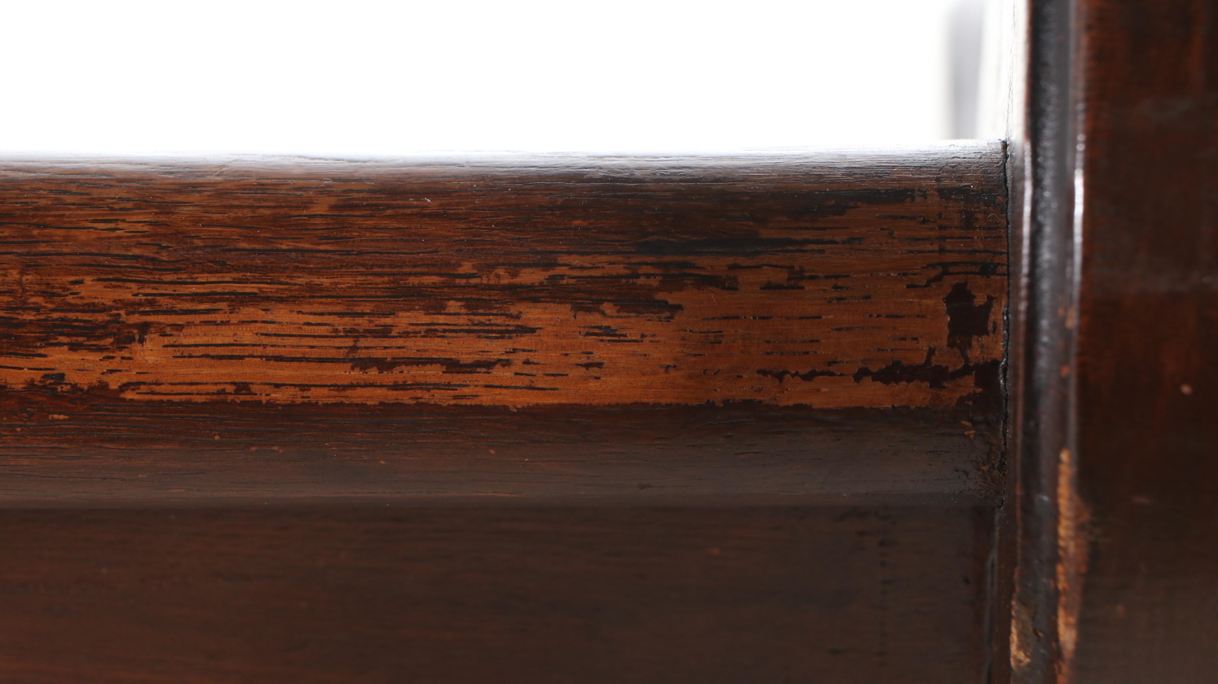 Gothic Style Carved Oak Church Pew, Circa 1920