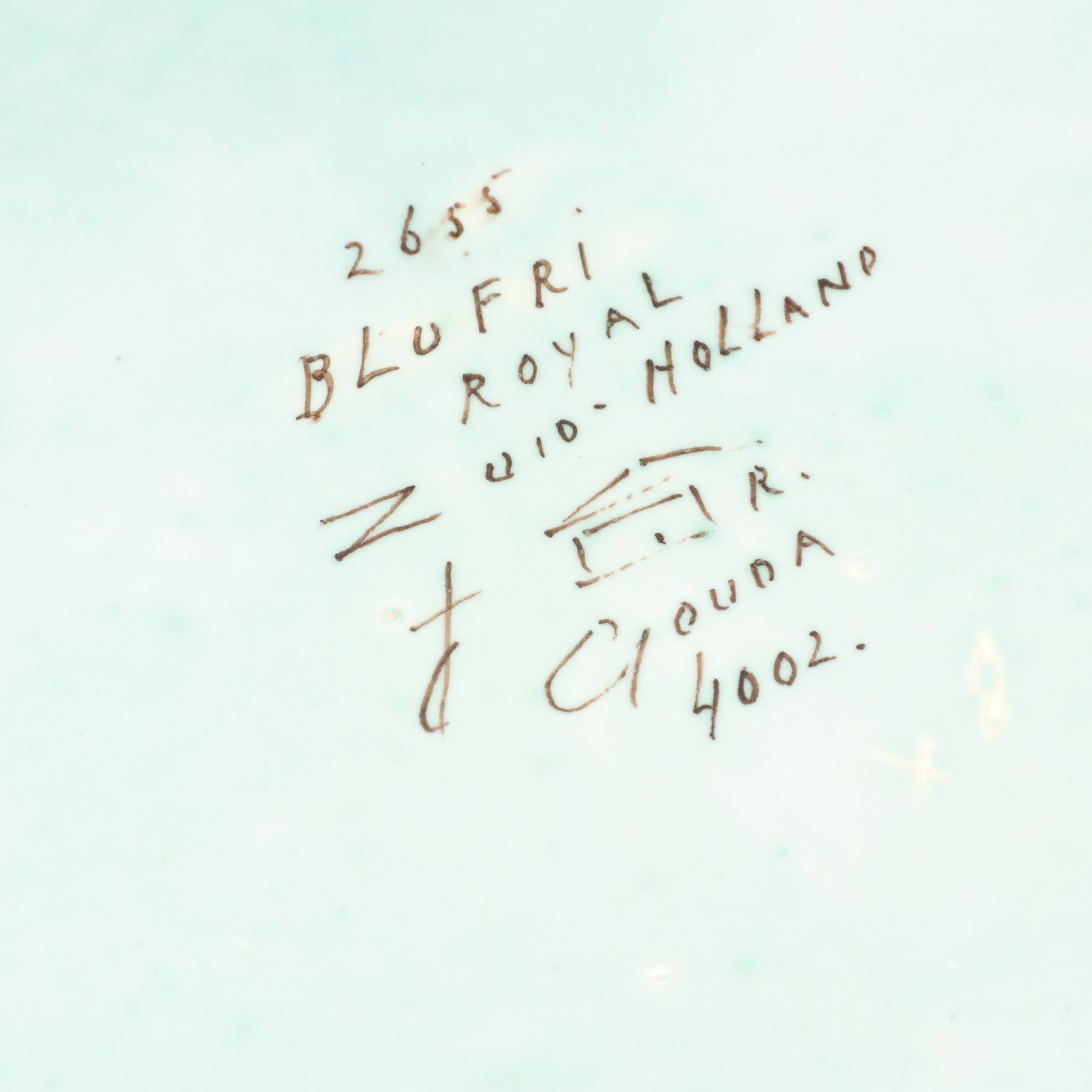 Hand-Crafted Gouda Pottery Decanter & Tray with Glasses