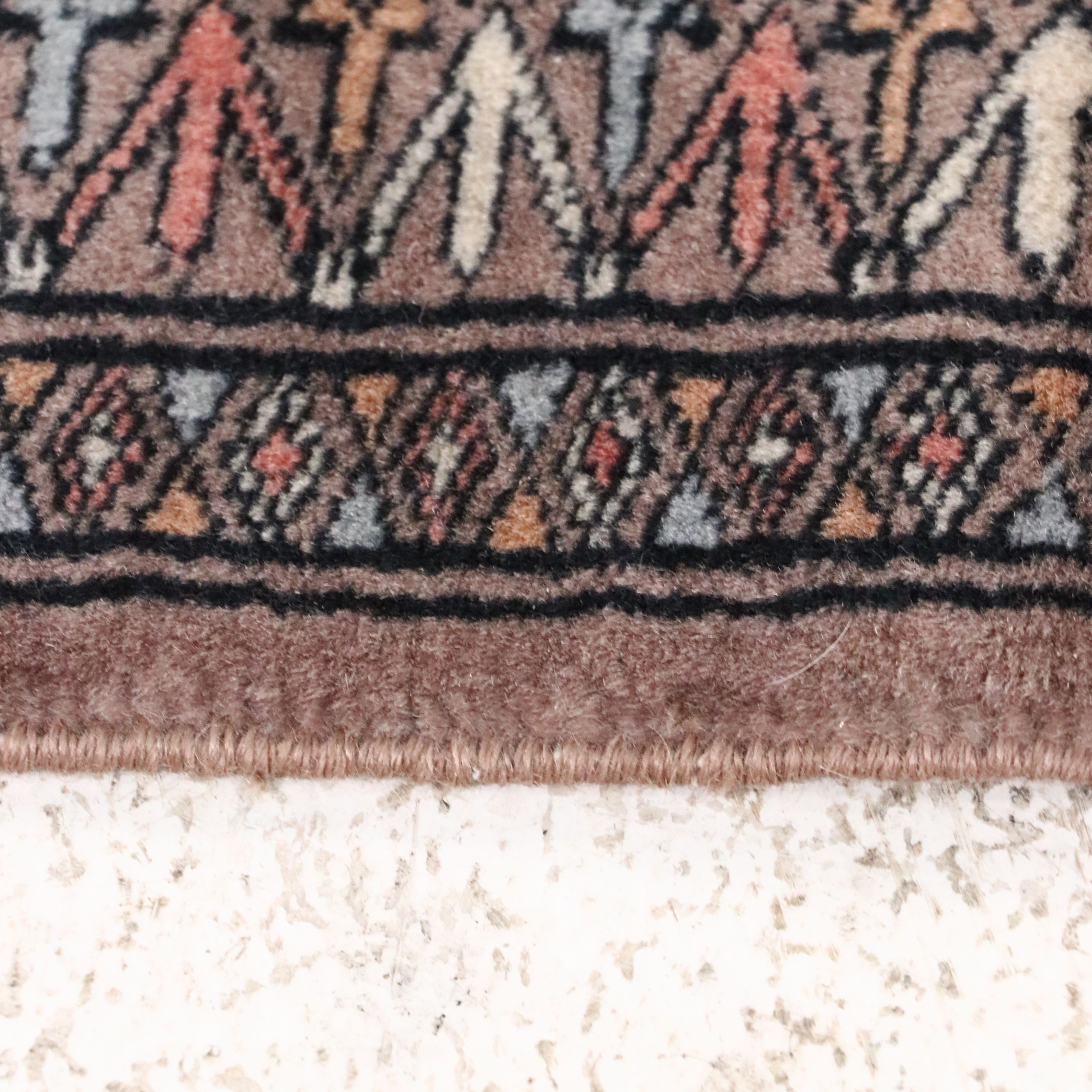 3'1 x 5' Hand-Knotted Pakistani Bokhara Area Rug