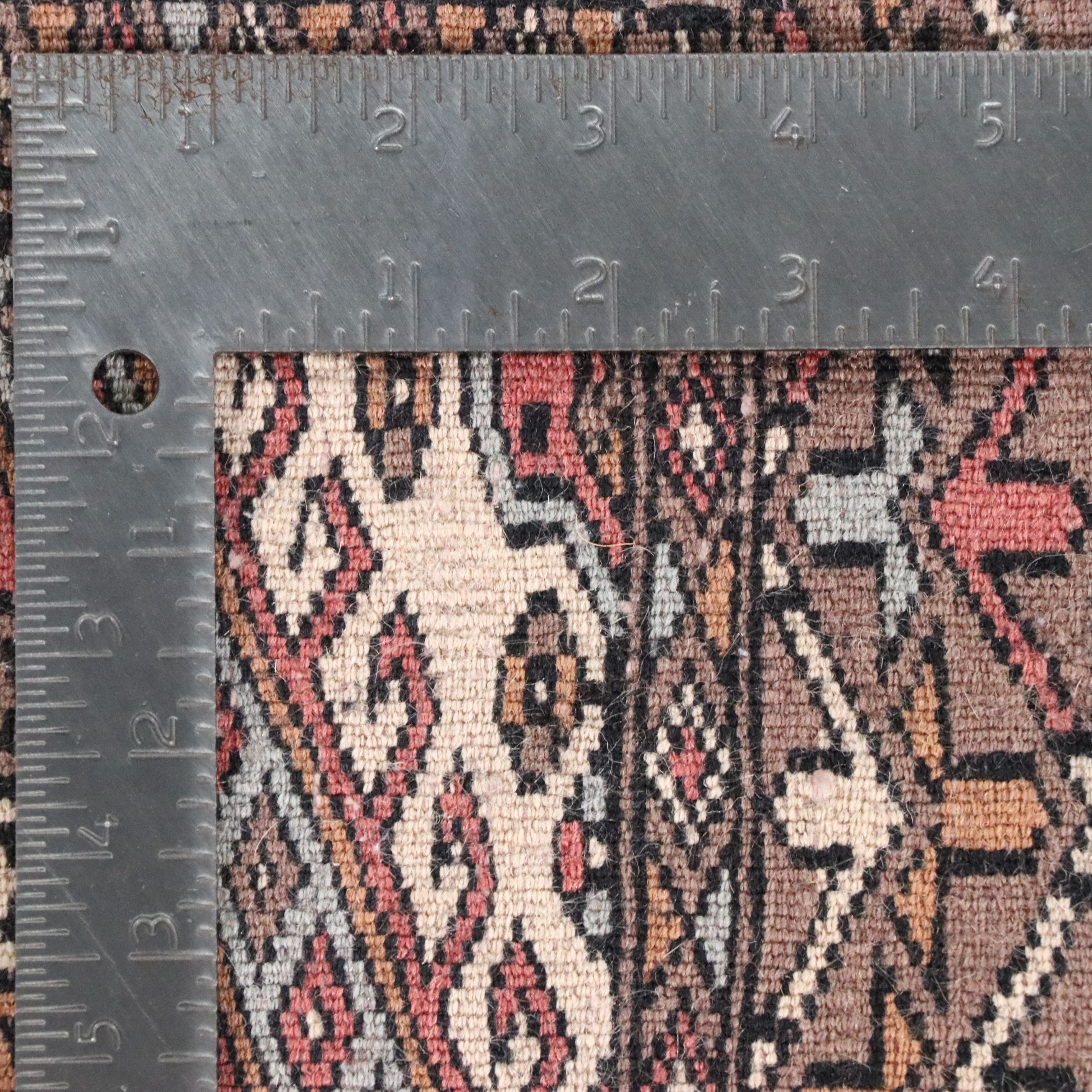 3'1 x 5' Hand-Knotted Pakistani Bokhara Area Rug