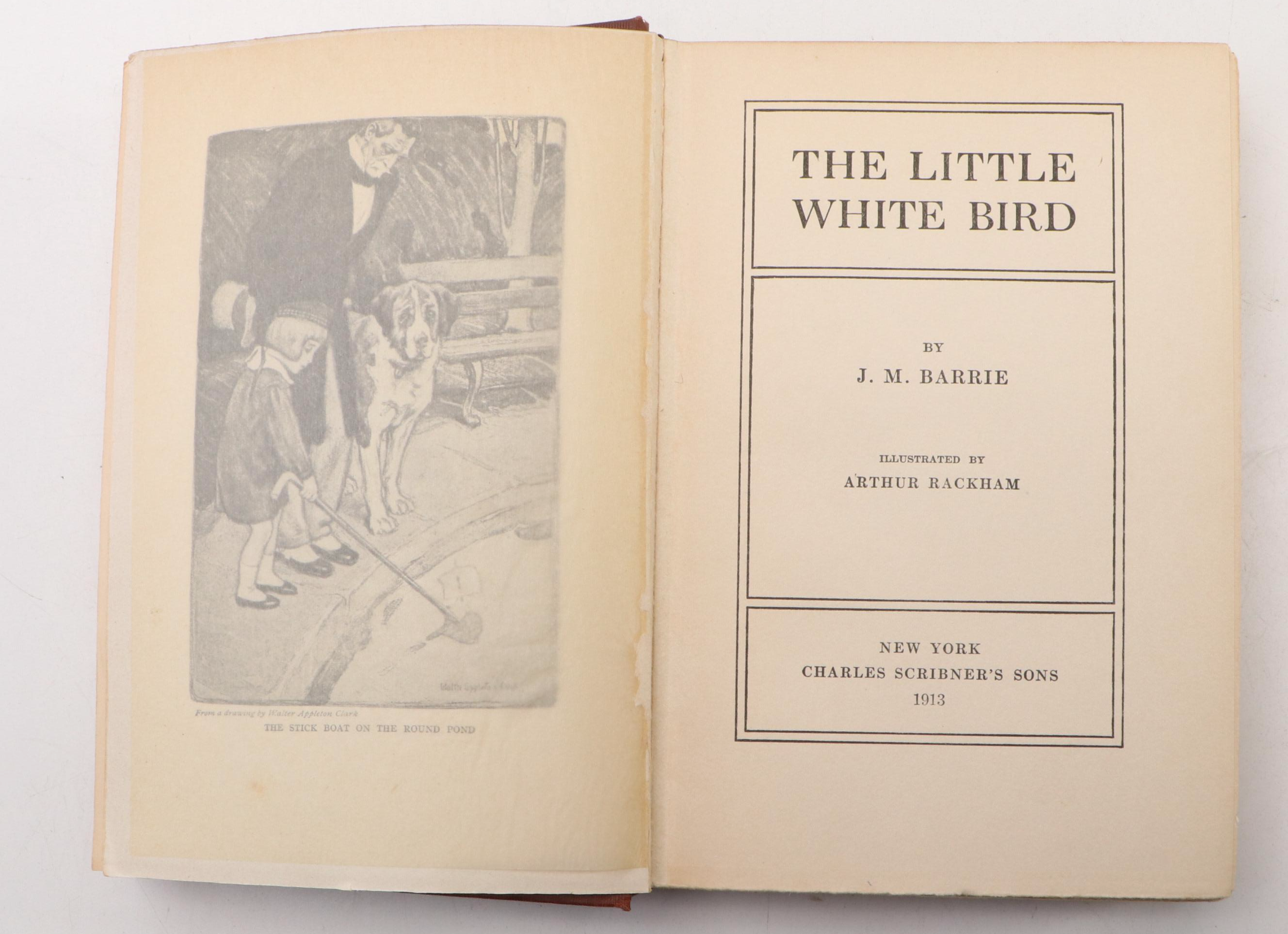 Arthur Rackham Illustrated "Little White Bird" by J. M. Barrie and More Books