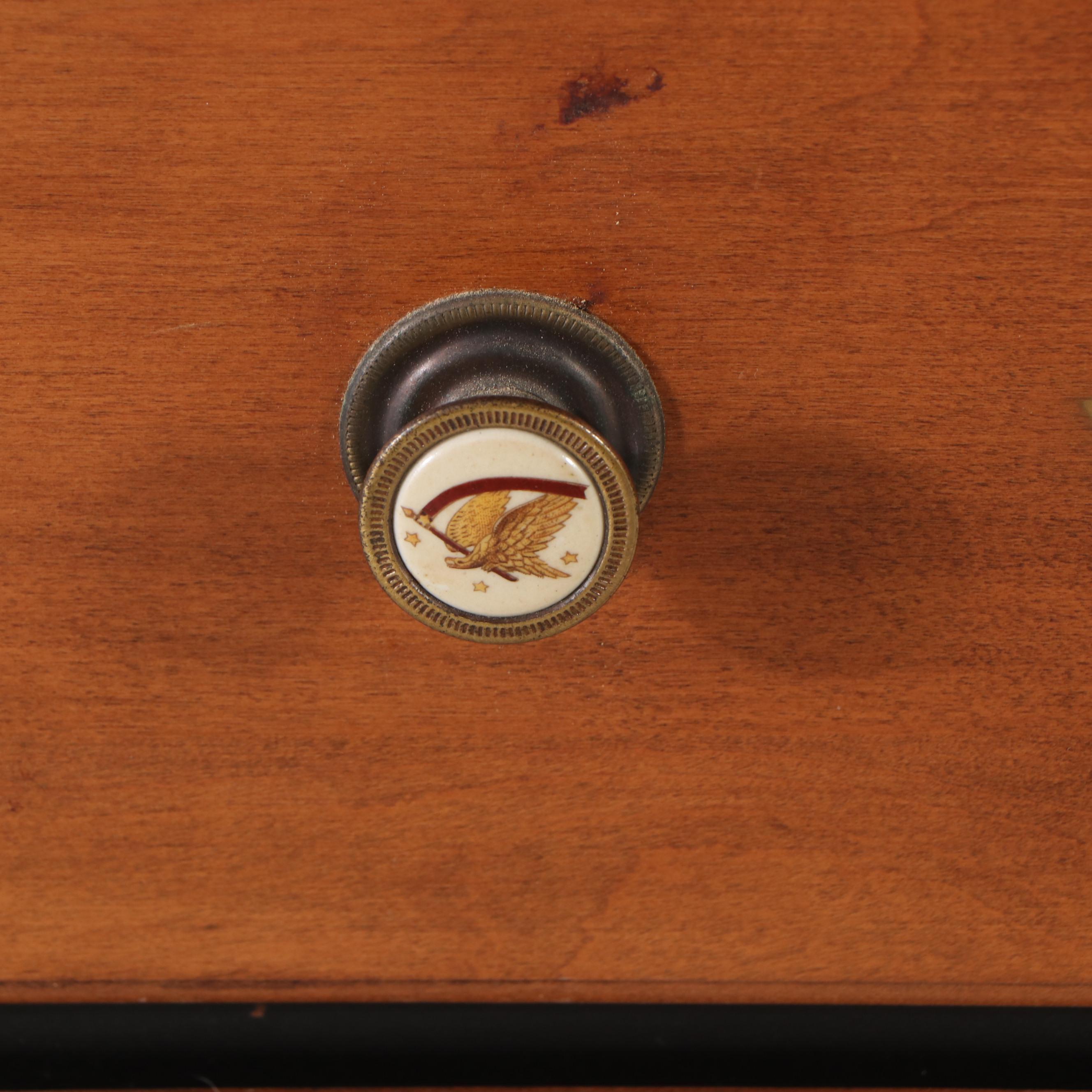 Lambert Hitchcock Stencil-Decorated and Parcel-Painted Four-Drawer Chest