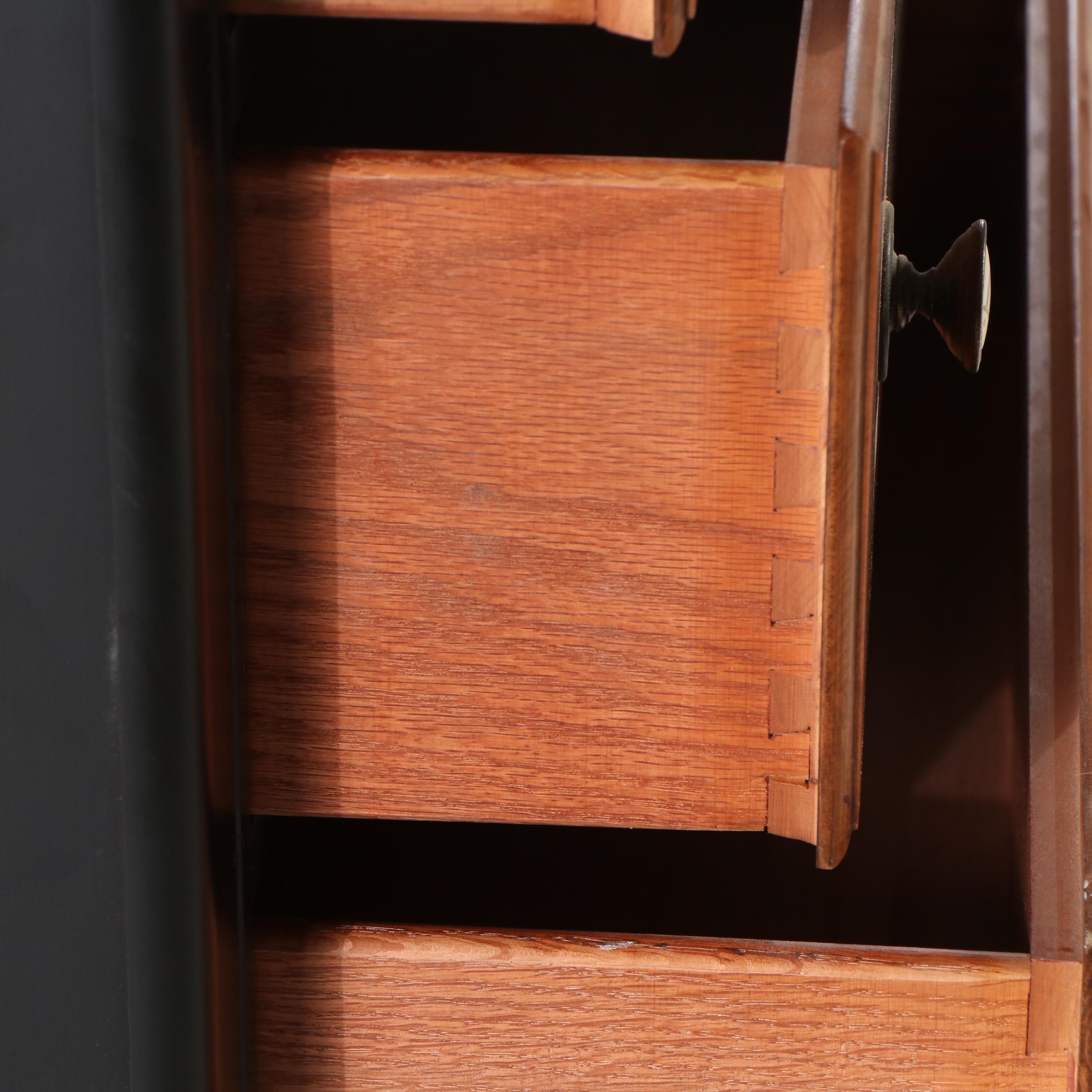 Lambert Hitchcock Stencil-Decorated and Parcel-Painted Four-Drawer Chest