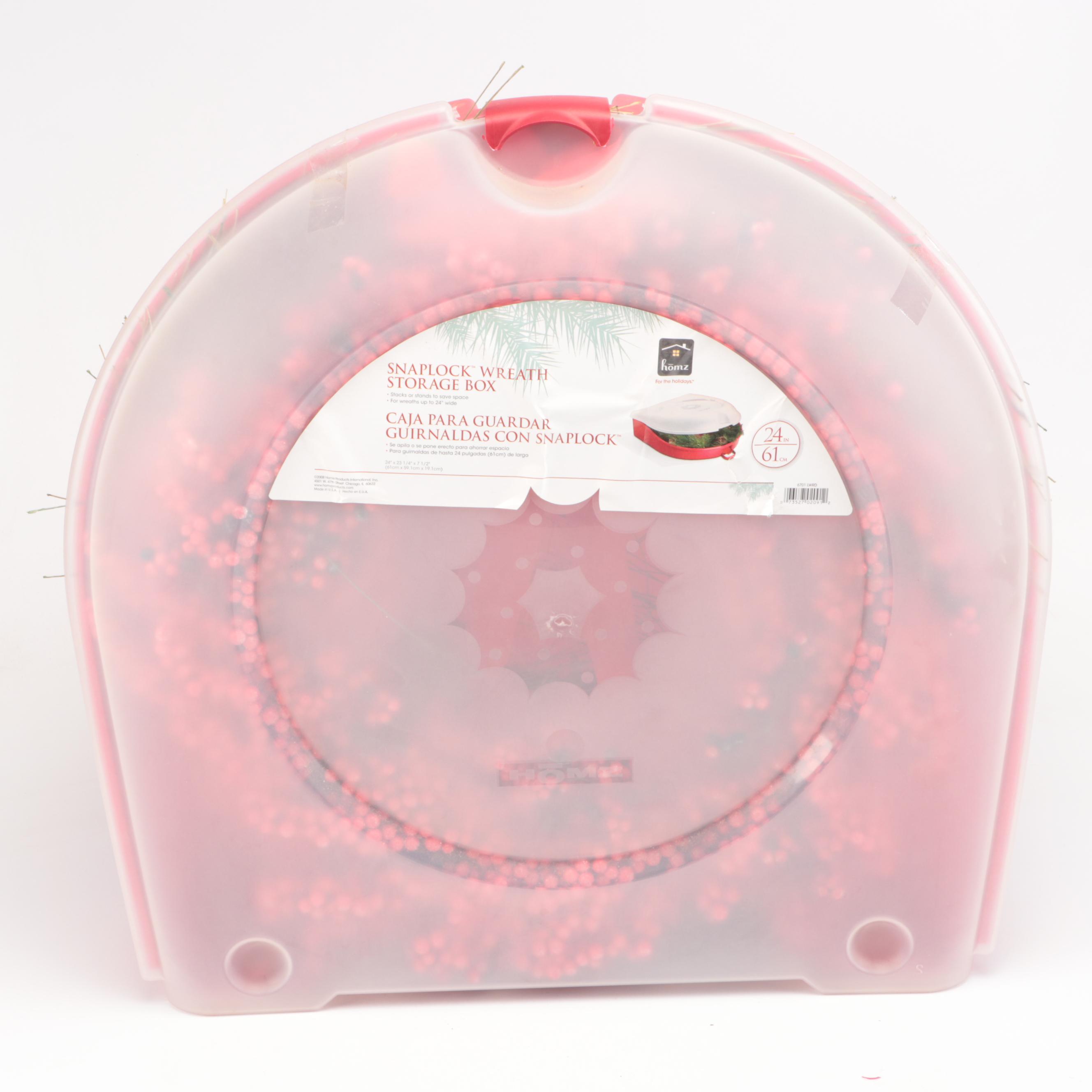 Faux Pine and Berry Wreaths, Needlepoint Textiles, and More Christmas Décor