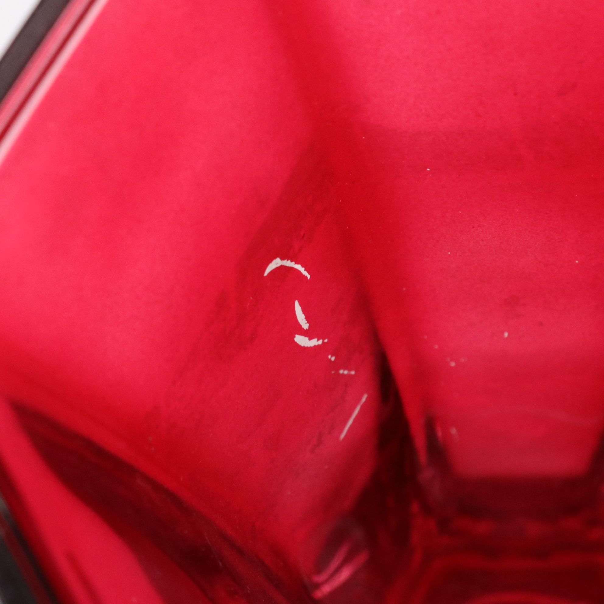 Hand-Painted Wooden Pen Box, Hoosier Glass Red Vase, Nippon Bowl & More