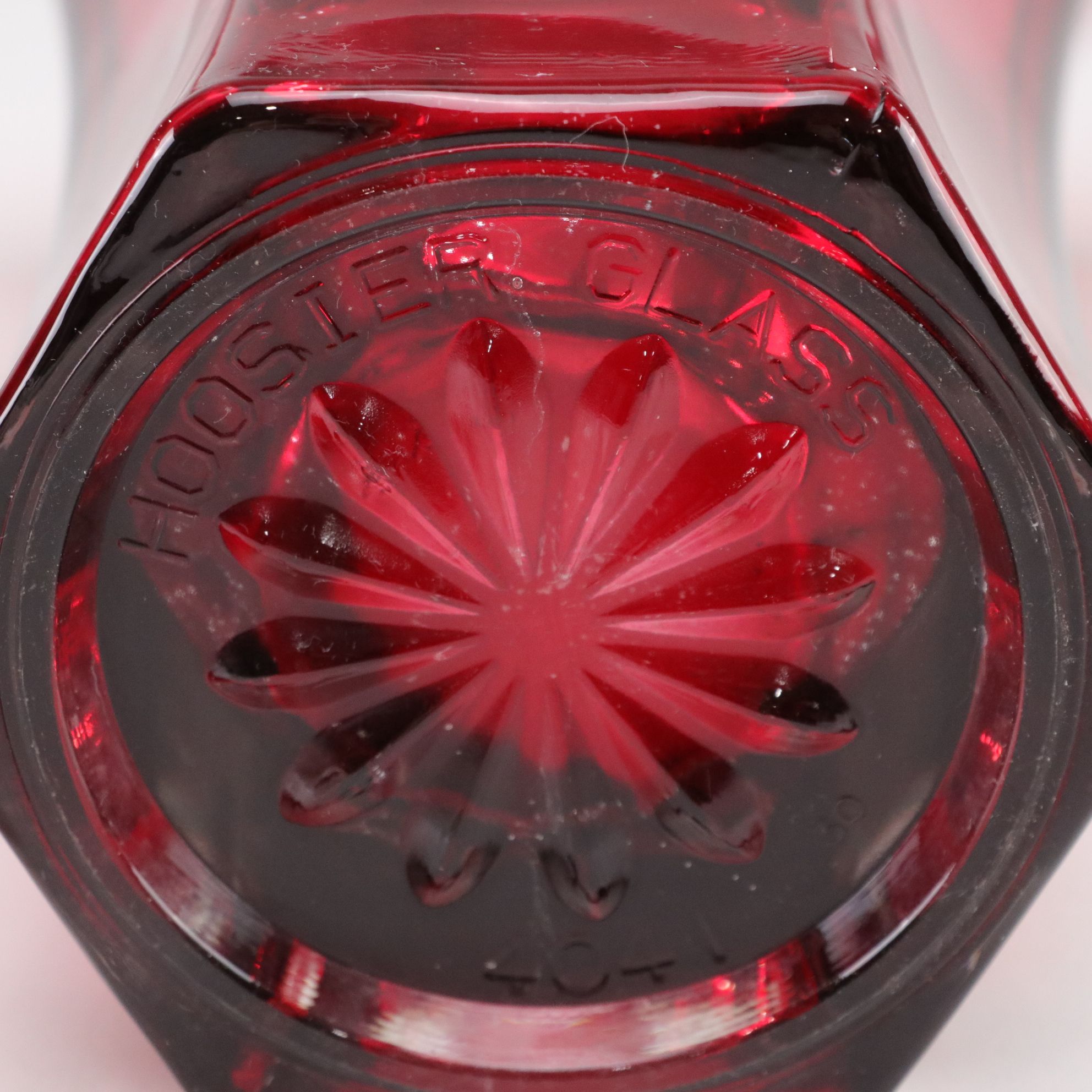 Hand-Painted Wooden Pen Box, Hoosier Glass Red Vase, Nippon Bowl & More