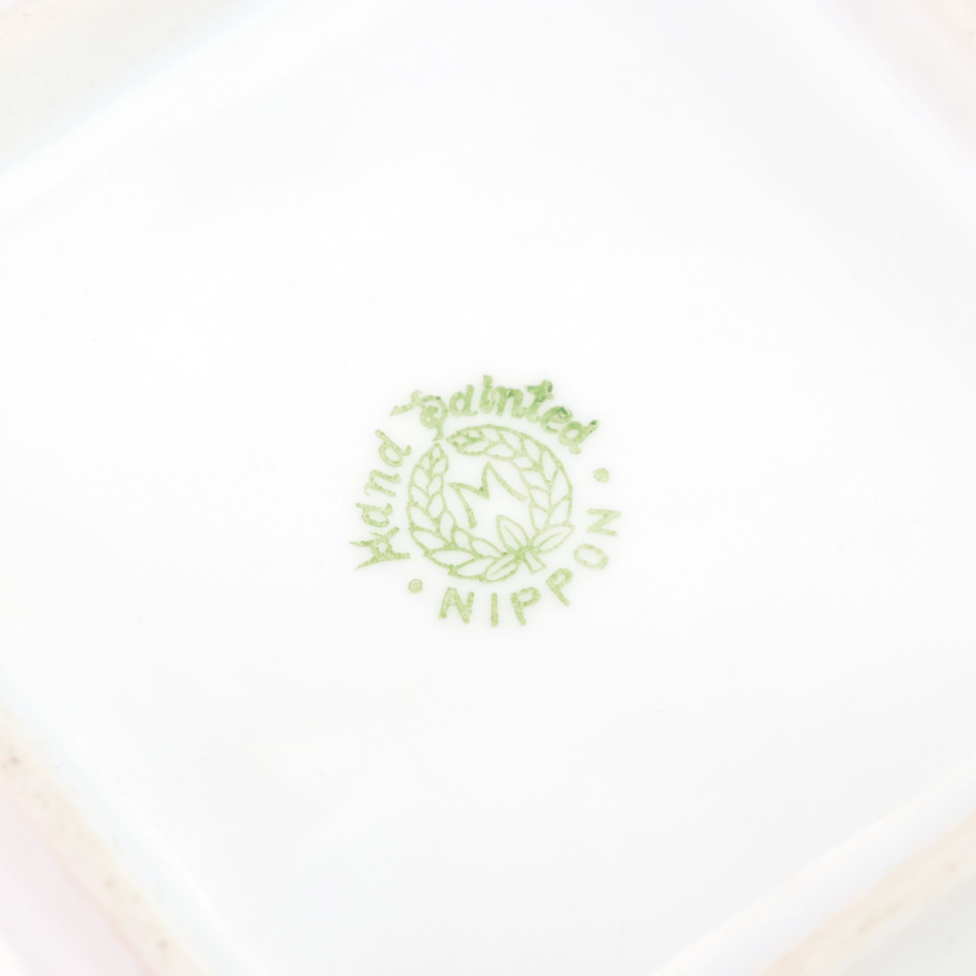 Hand-Painted Wooden Pen Box, Hoosier Glass Red Vase, Nippon Bowl & More