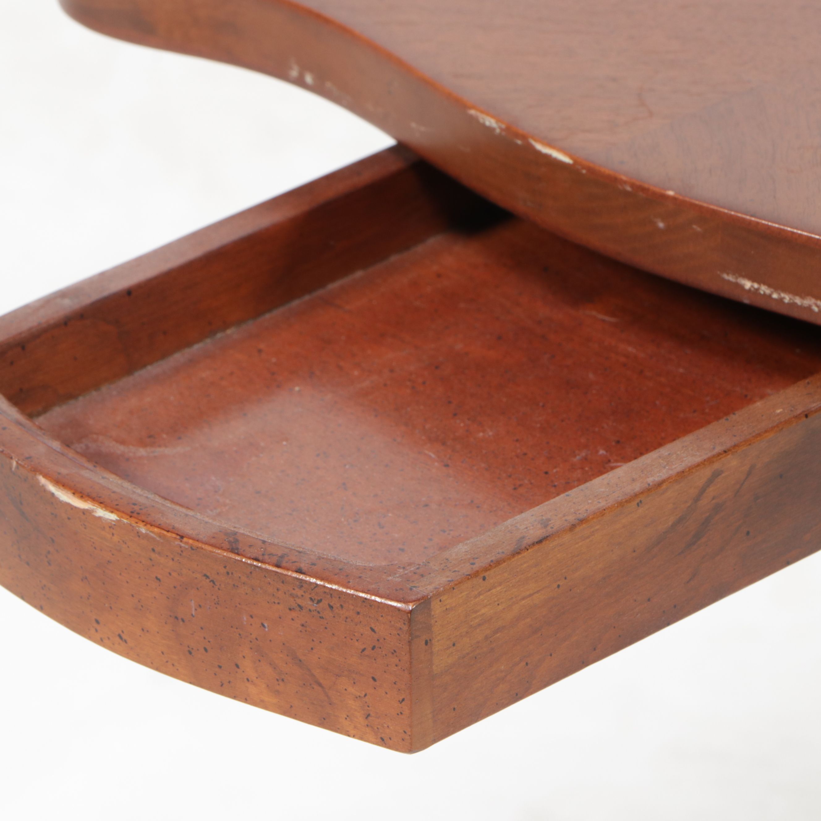 Drexel Heritage Federal Style Mahogany Single Drawer Stand