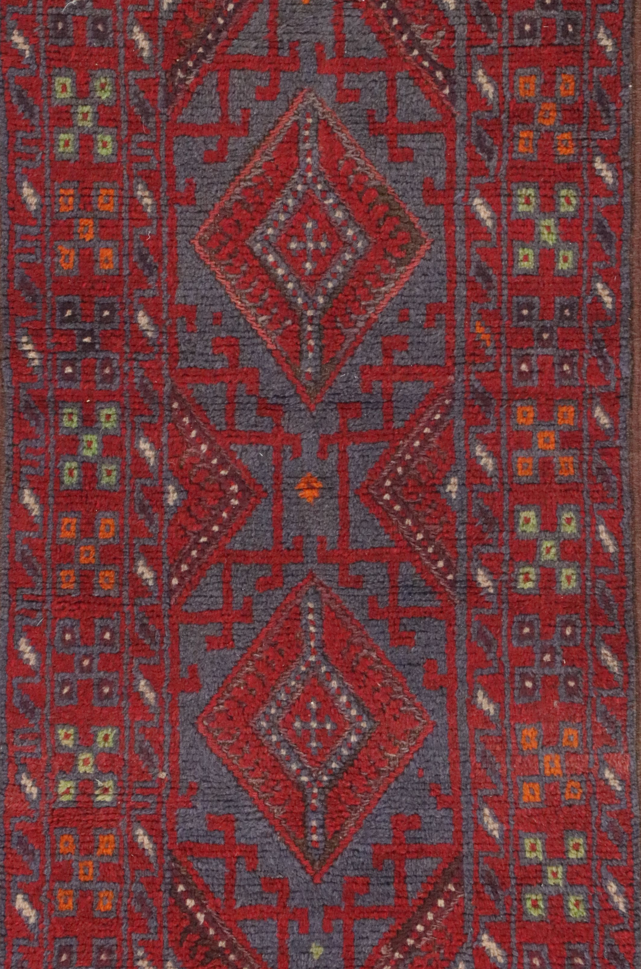 1'11 x 8'11 Handwoven Afghan Mashwani Carpet Runner