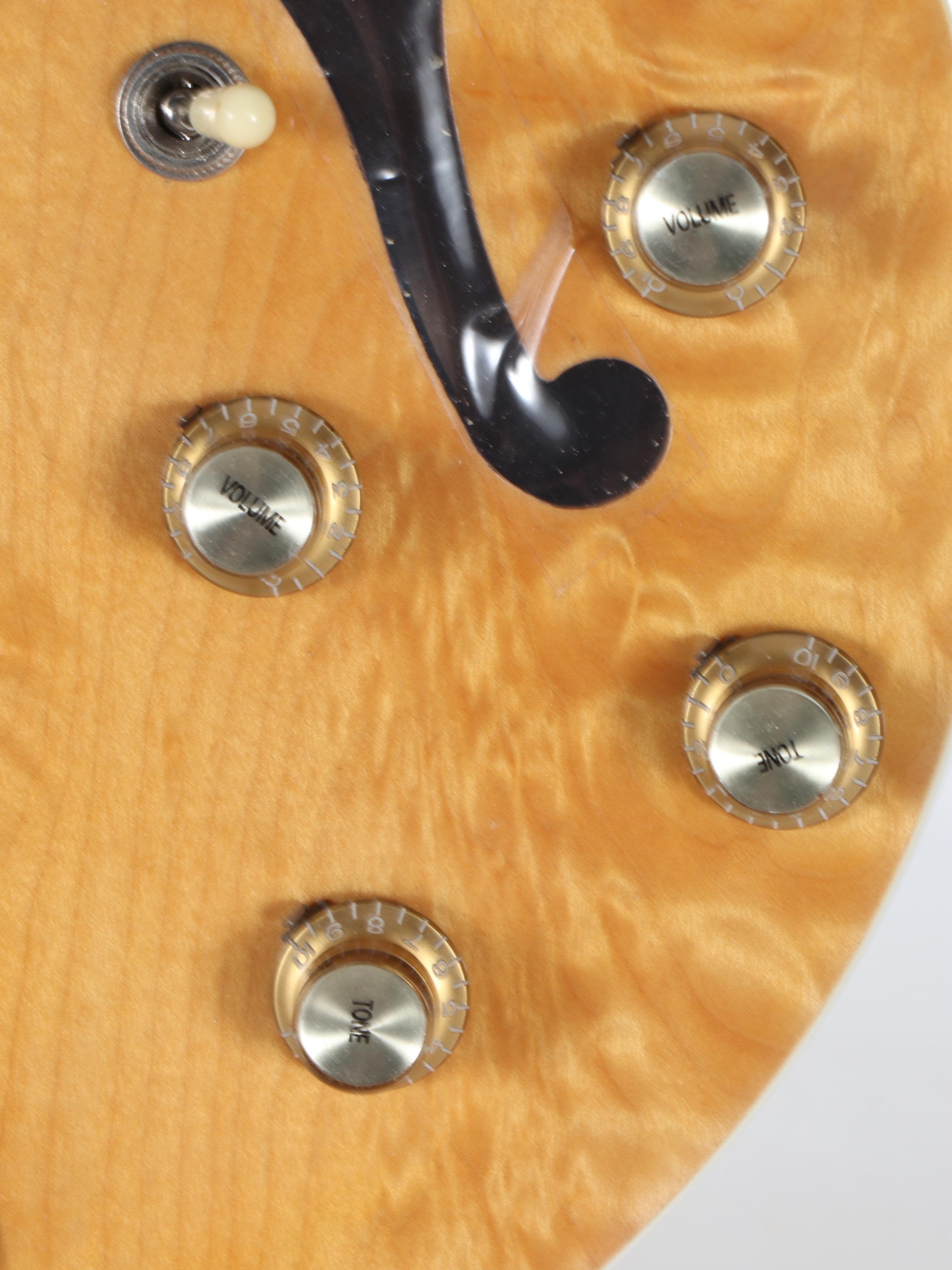 Epiphone Casino Natural Finish Hollowbody Electric Guitar, 2001