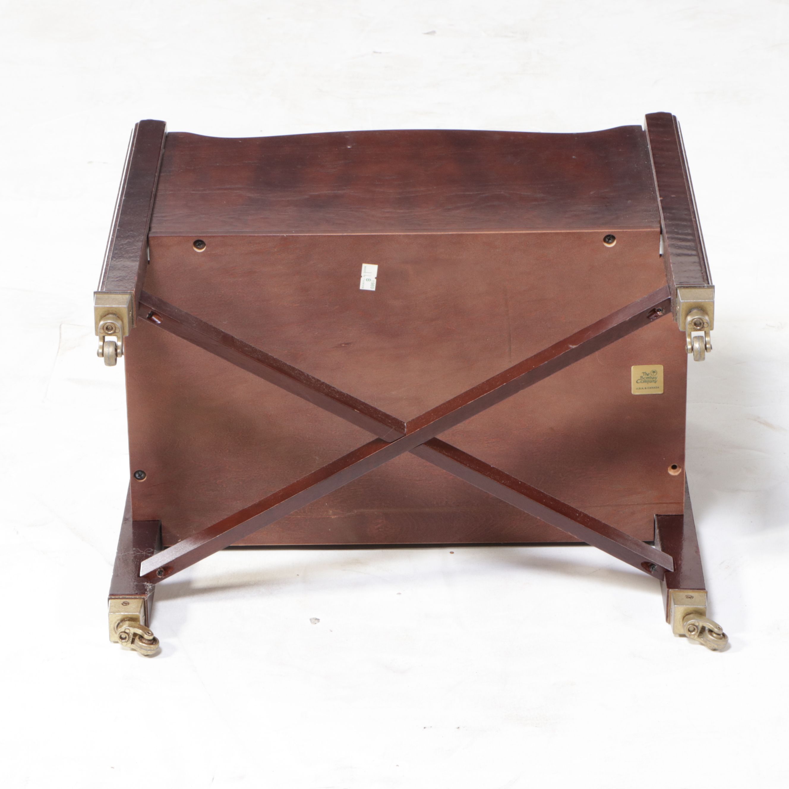 The Bombay Company Chippendale Style Mahogany Magazine Rack