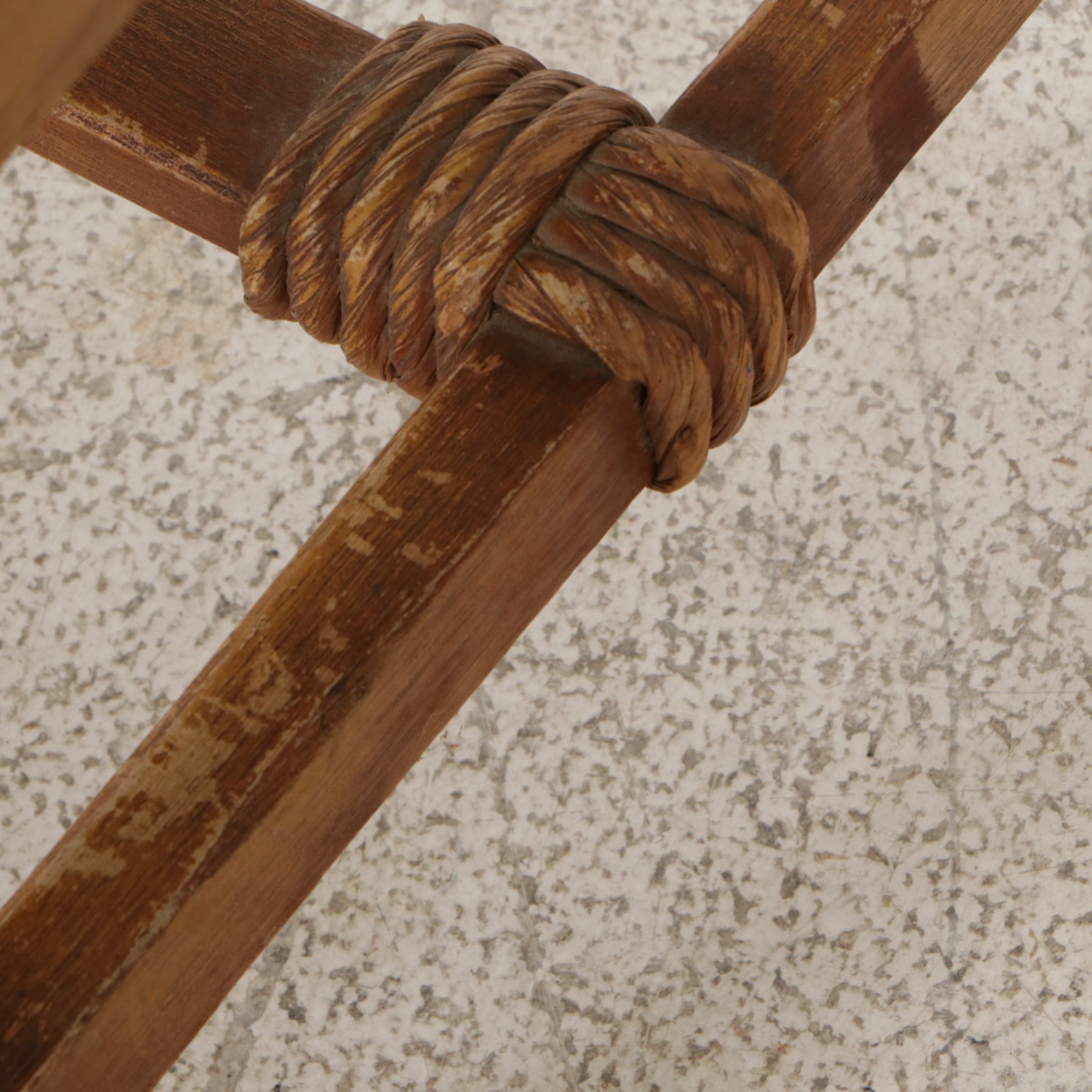 Coronado Southwestern Style Paint Decorated Chairs with Leather Upholstery