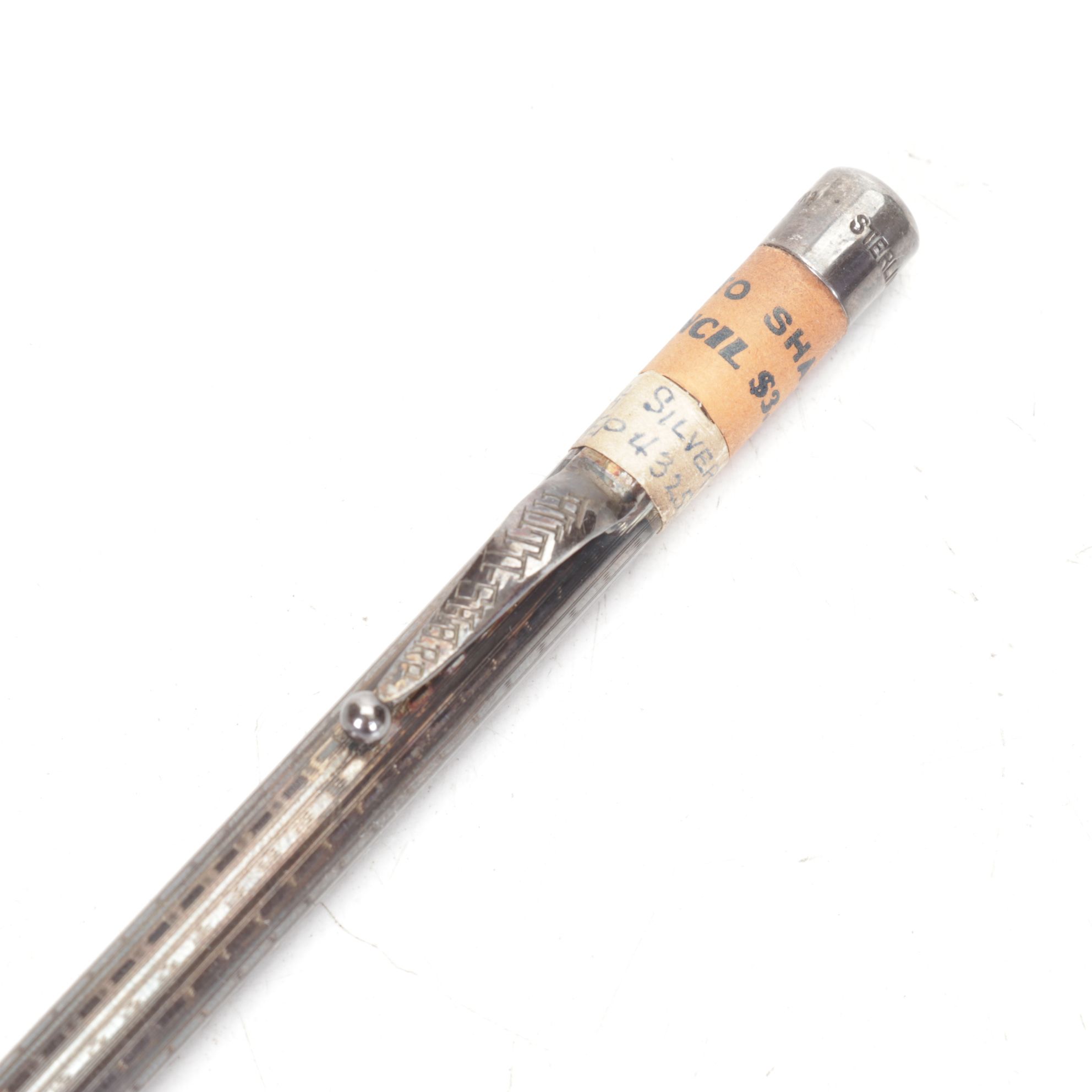 Diamond Point "Auto-Sharp" Sterling Silver Mechanical Pencil