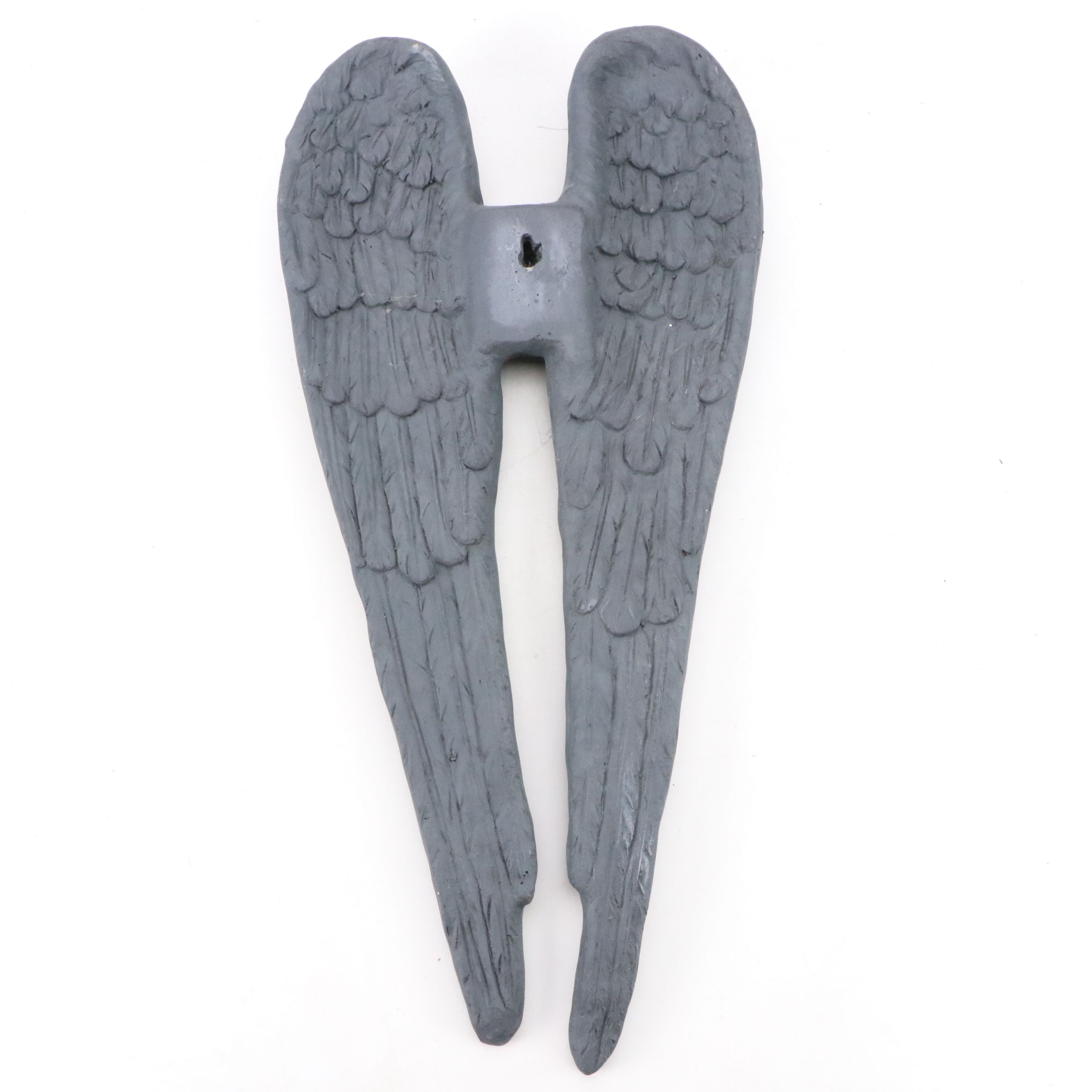 Black Ceramic Angel Wing Wall Décor