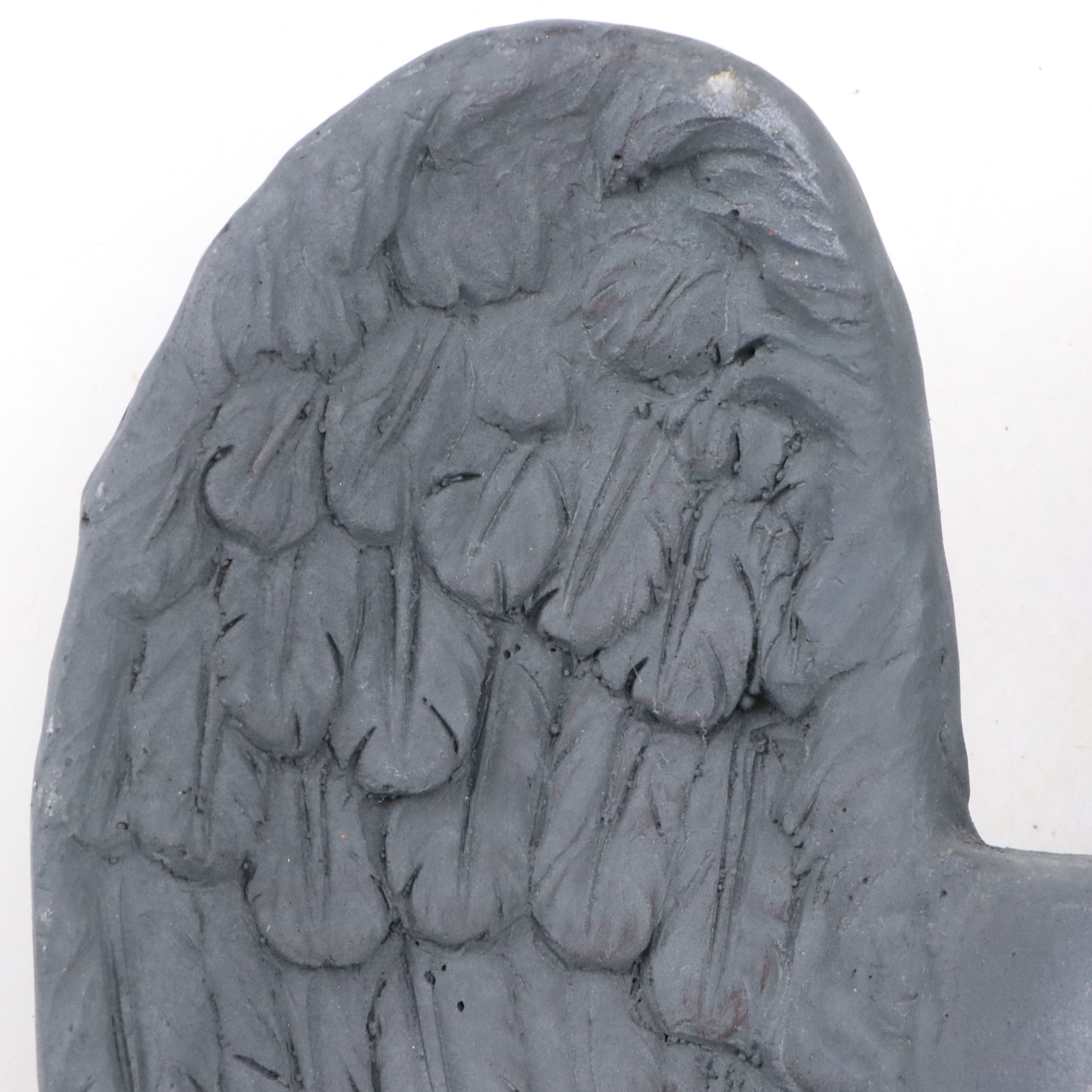 Black Ceramic Angel Wing Wall Décor